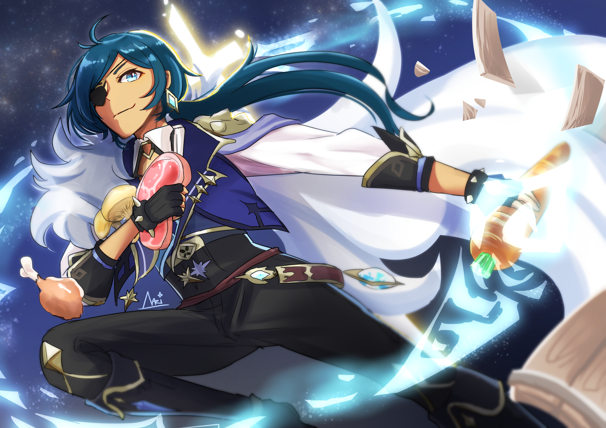 Genshin Impact Kaeya Genshin Impact Wallpaper:2047x1447