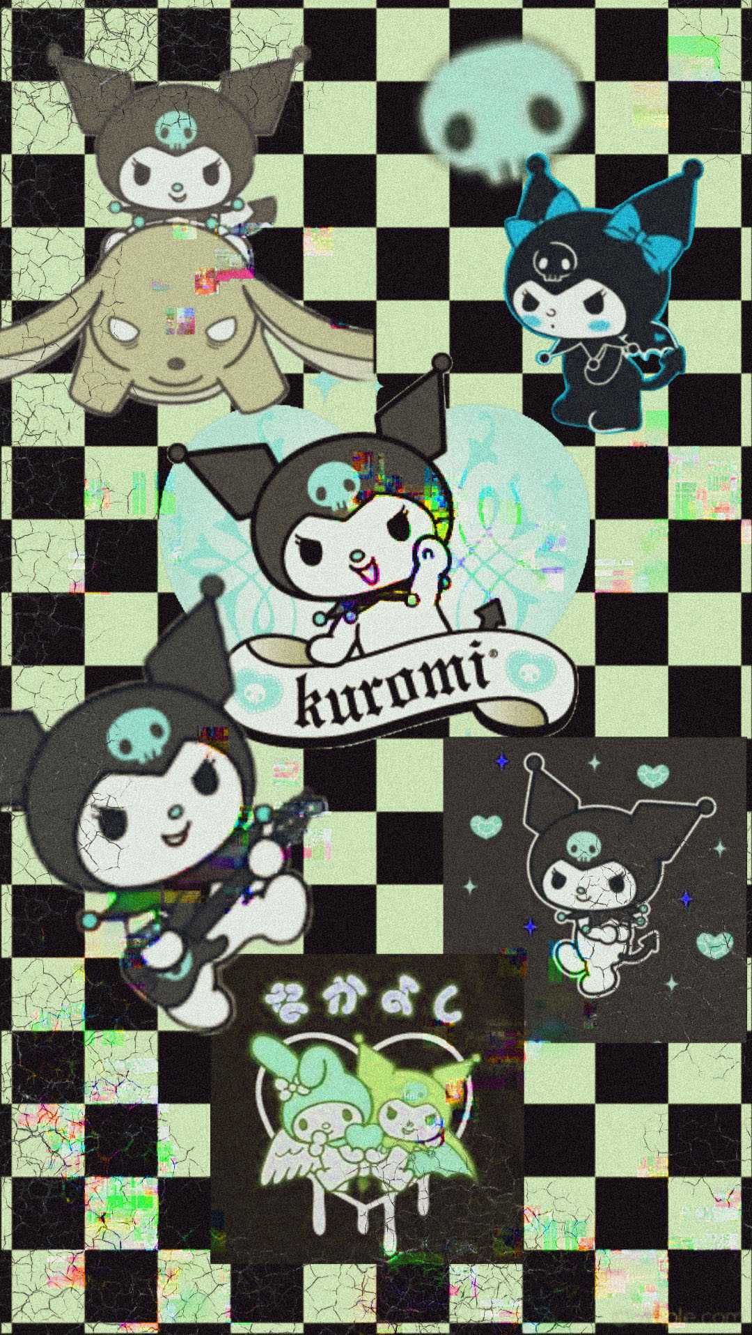 Kuromi Wallpaper Browse Kuromi Wallpaper with collections of Cute, Desktop, iPhone, Kuromi, Pastel.. Hello kitty wallpaper, Kitty wallpaper, Wallpaper