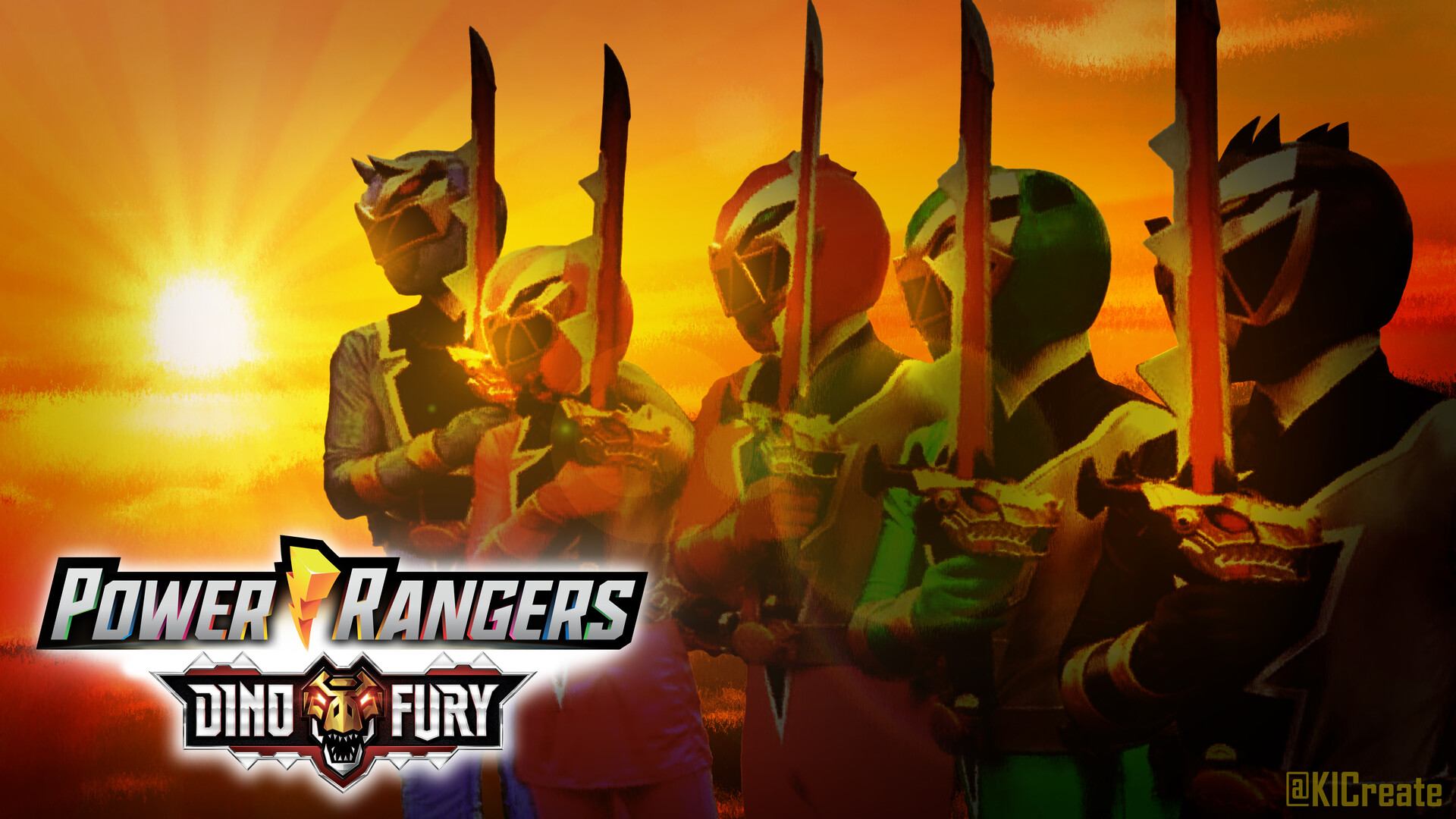 Keane Ip Rangers Dino Fury (Fan Made Widescreen Versions)