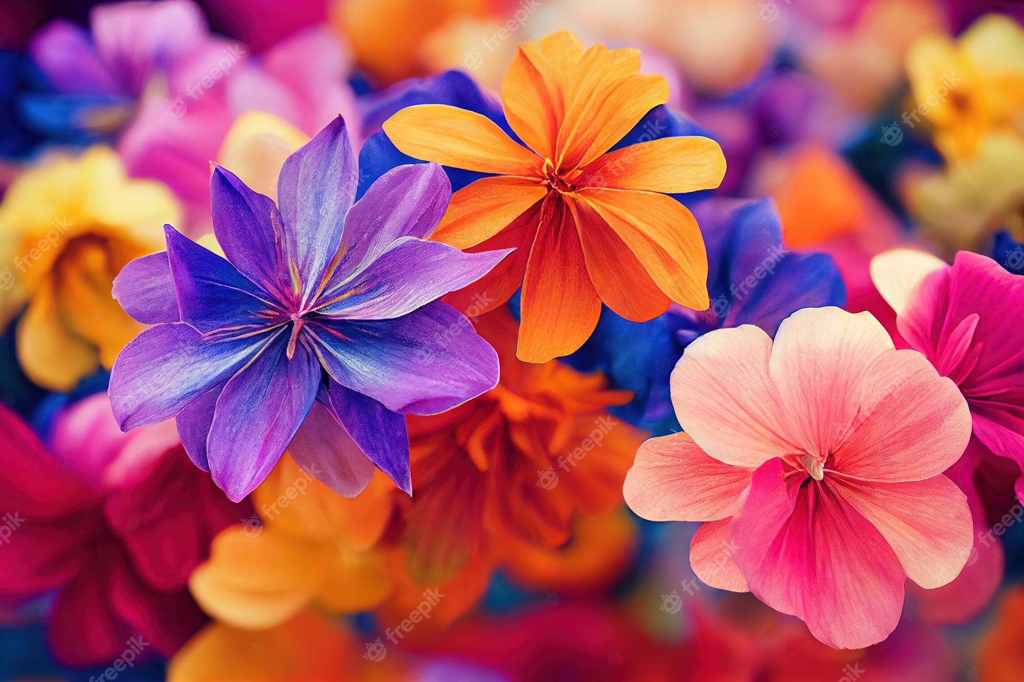 Bright Flowers Image