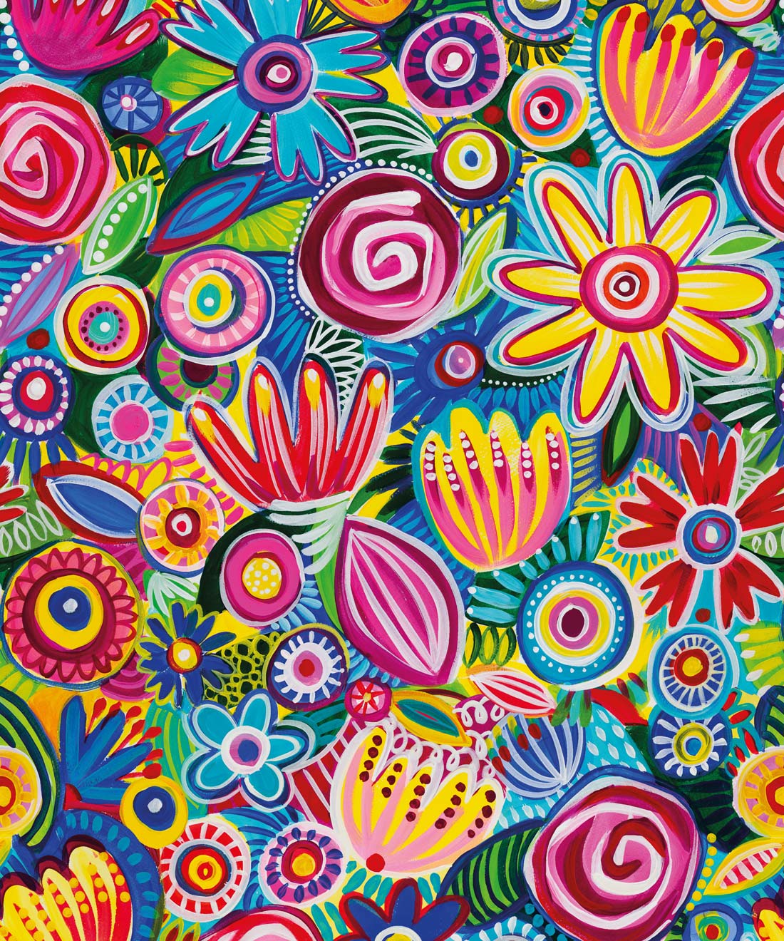 Color Collaboration Wallpaper • Bright Flowers