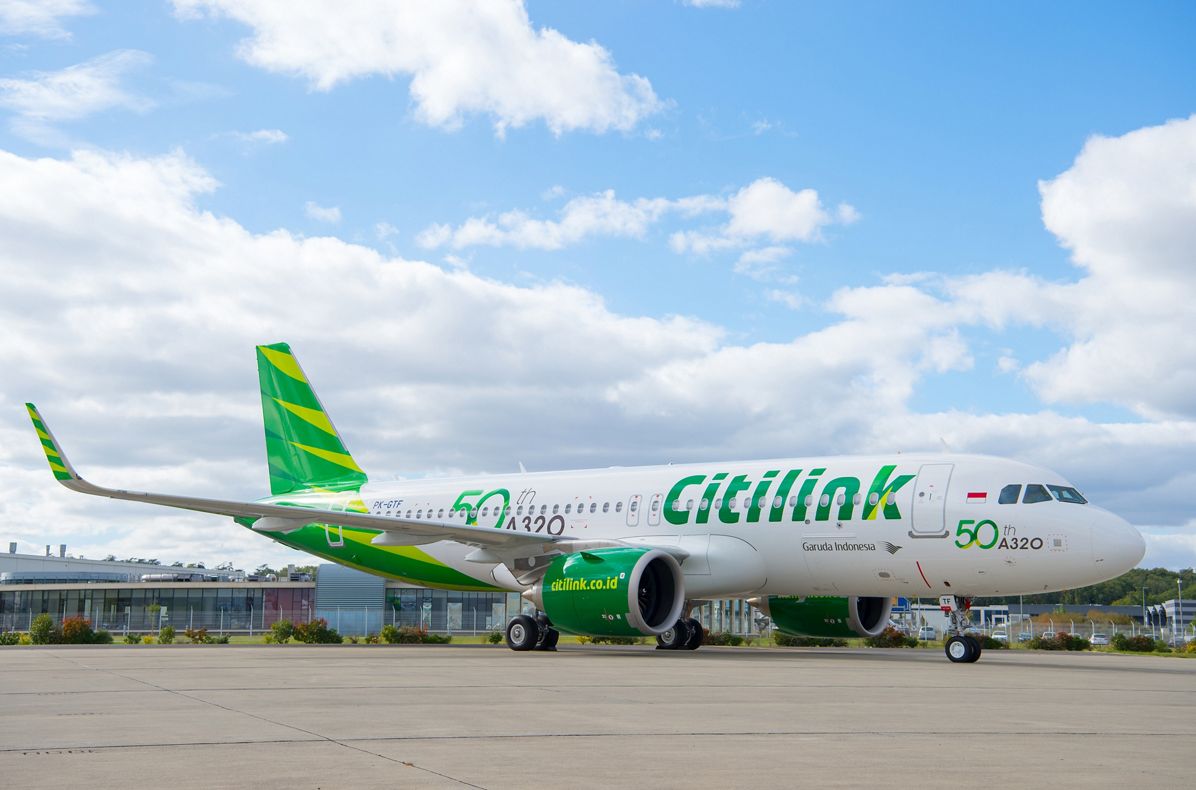 Citilink of Indonesia takes delivery of 50th Airbus A320 Family aircraft