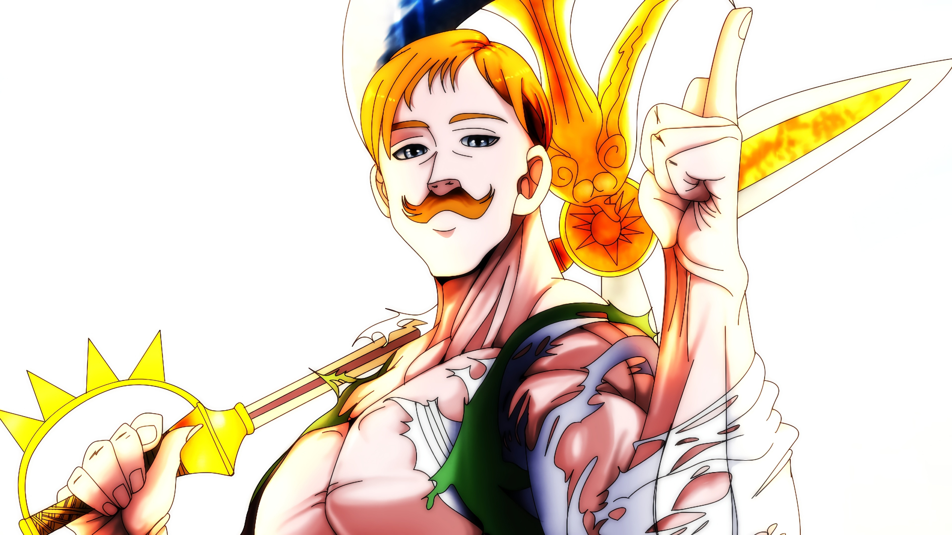 Download wallpaper 1920x1080 escanor, the seven deadly sins, anime, full hd, hdtv, fhd, 1080p wallpaper, 1920x1080 HD background, 4607