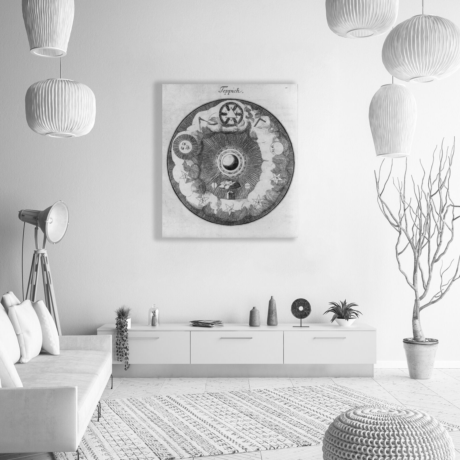 Photo: 2d Degree of Rosicrucians. Teppich