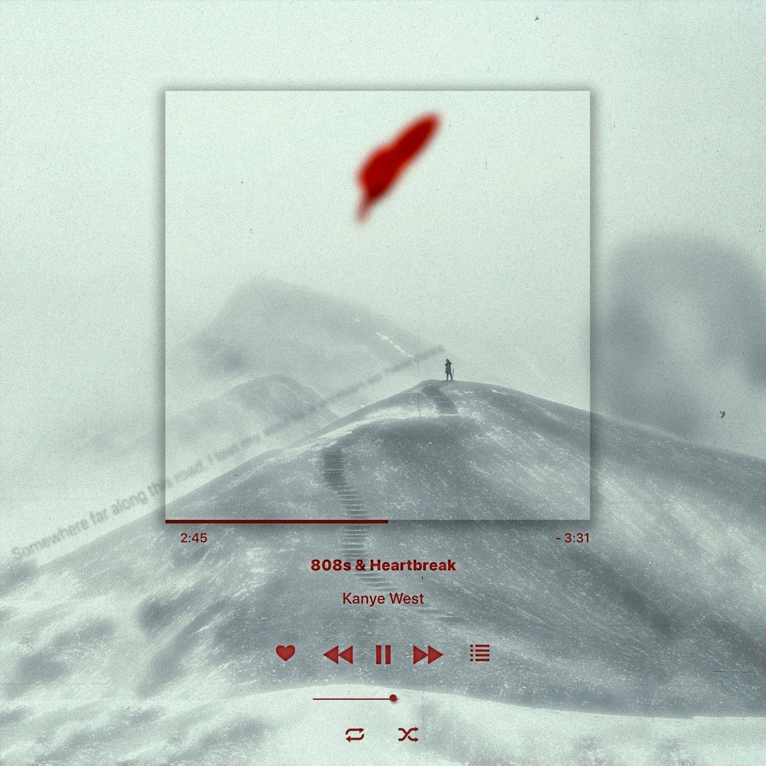 CM Designs Music Aesthetic Player Week + Lockscreen Day 6 (Kanye West Discography) A Wallpaper For EVERY Kanye Album 5 10 808s & Heartbreak