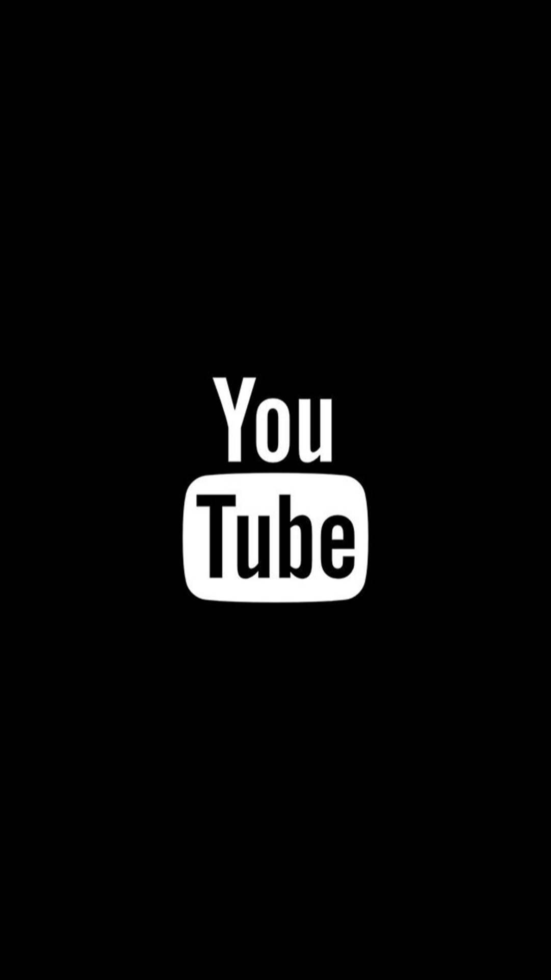 black youtube logo