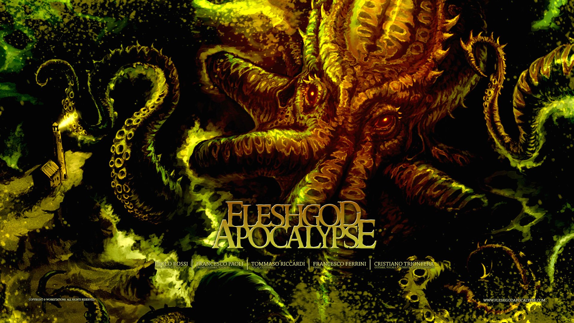 fleshgod, Apocalypse, Technical, Death, Metal, Heavy, Dark, Evil, Poster Wallpaper HD / Desktop and Mobile Background