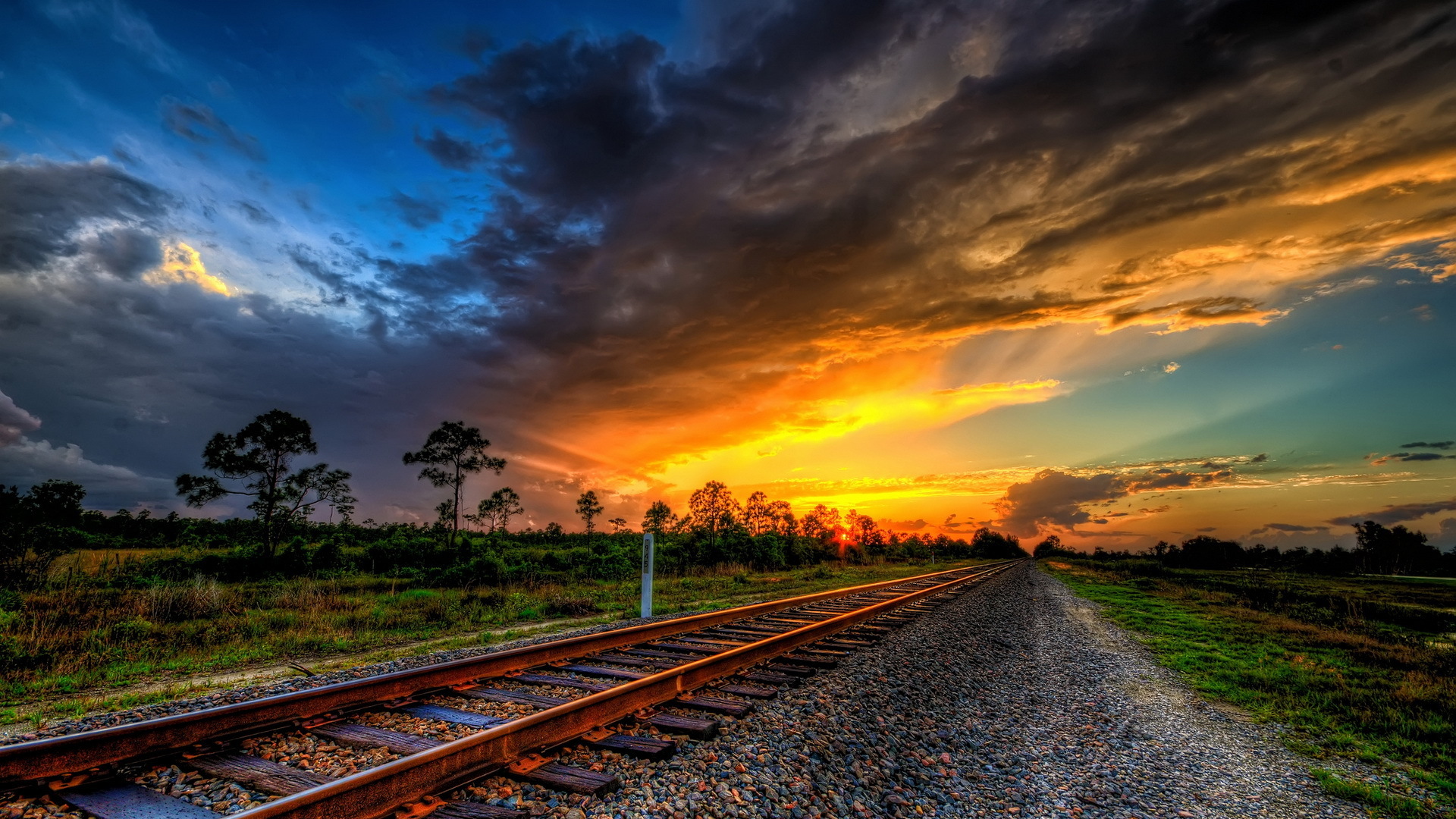 Download Latest HD Wallpaper of, Nature, Fantastic Train Track