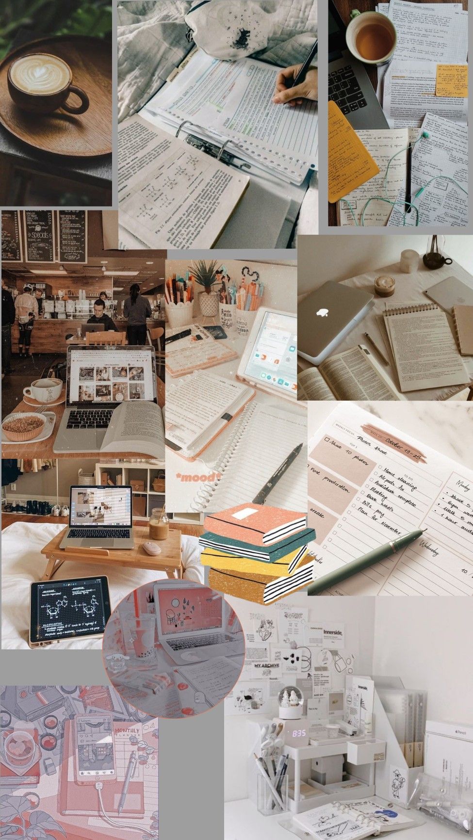 Study Collage Wallpaper