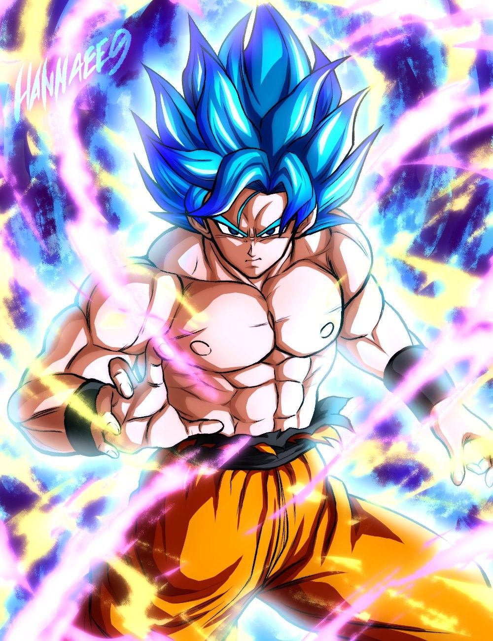 Goku Universal ssj Blue  Goku, Goku super, Anime