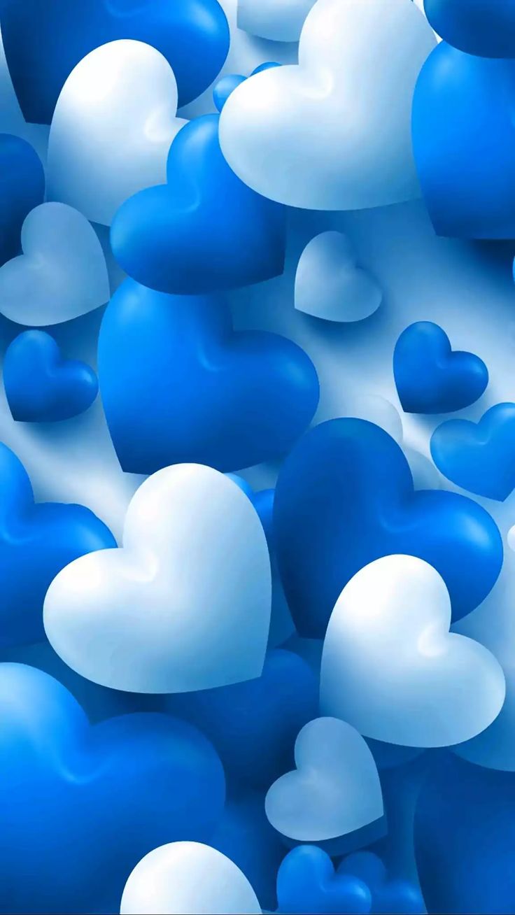 Blue Heart Wallpaper. Heart wallpaper, Love wallpaper background, Pretty phone wallpaper
