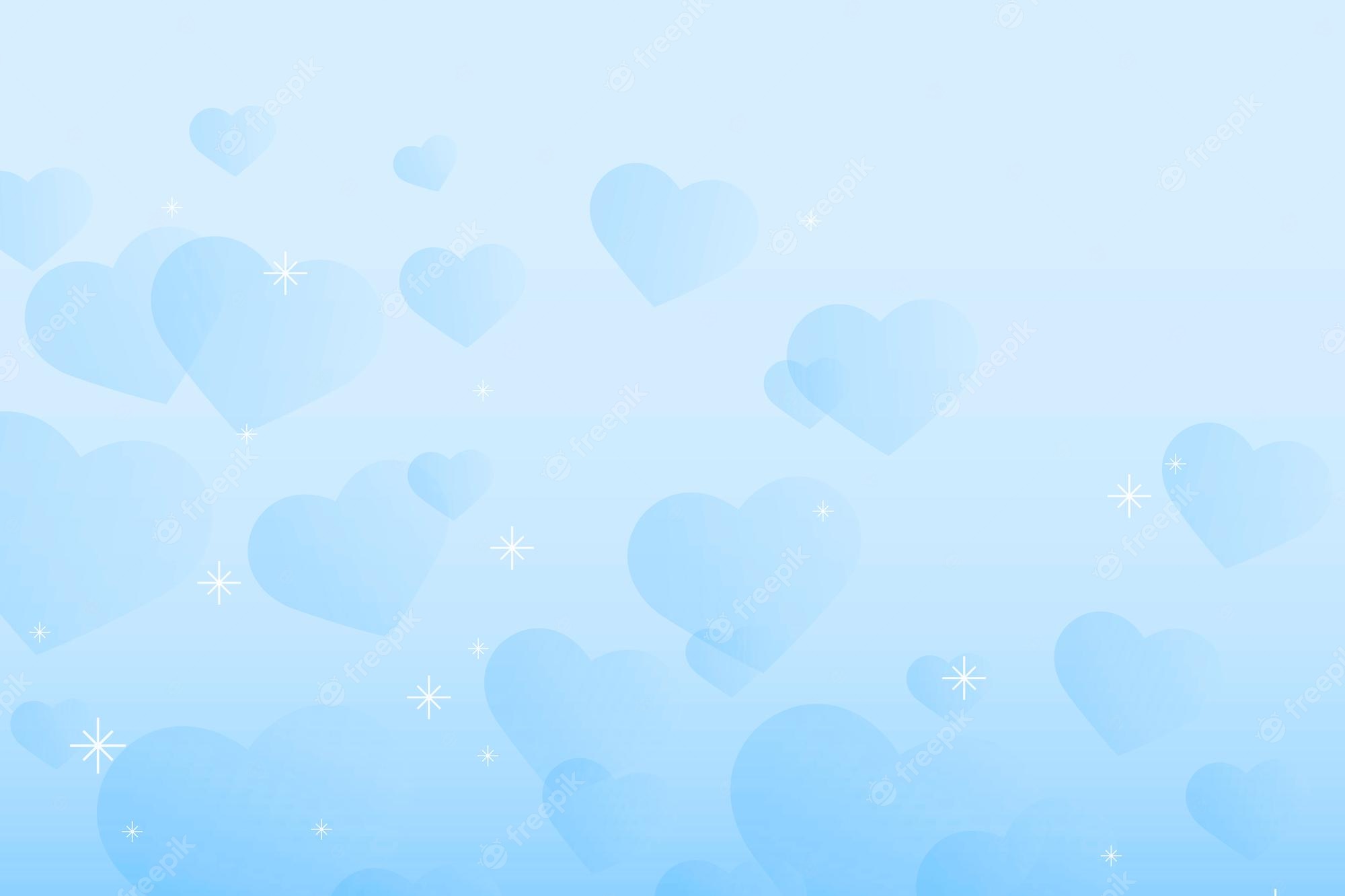 Blue Heart Wallpaper Image