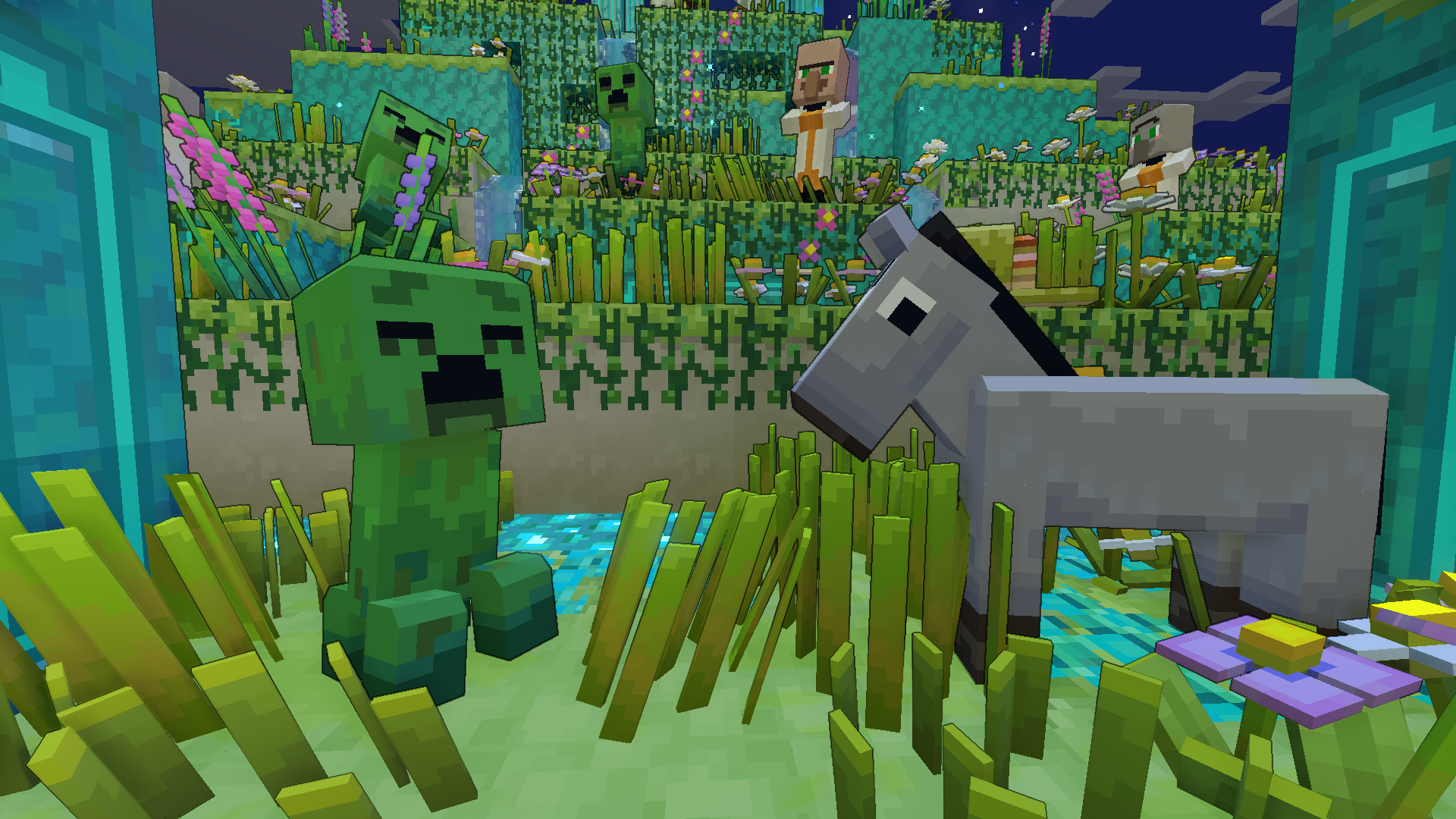 Minecraft Legends Review Mobs and Overworld