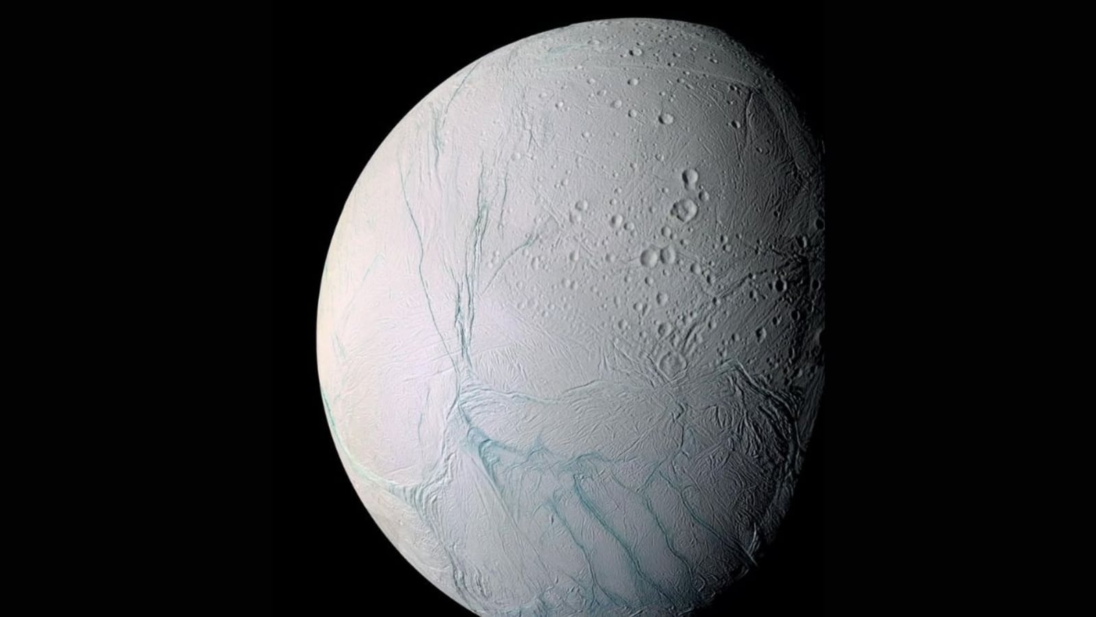 NASA shares stunning snapshot of Saturn's Moon Enceladus
