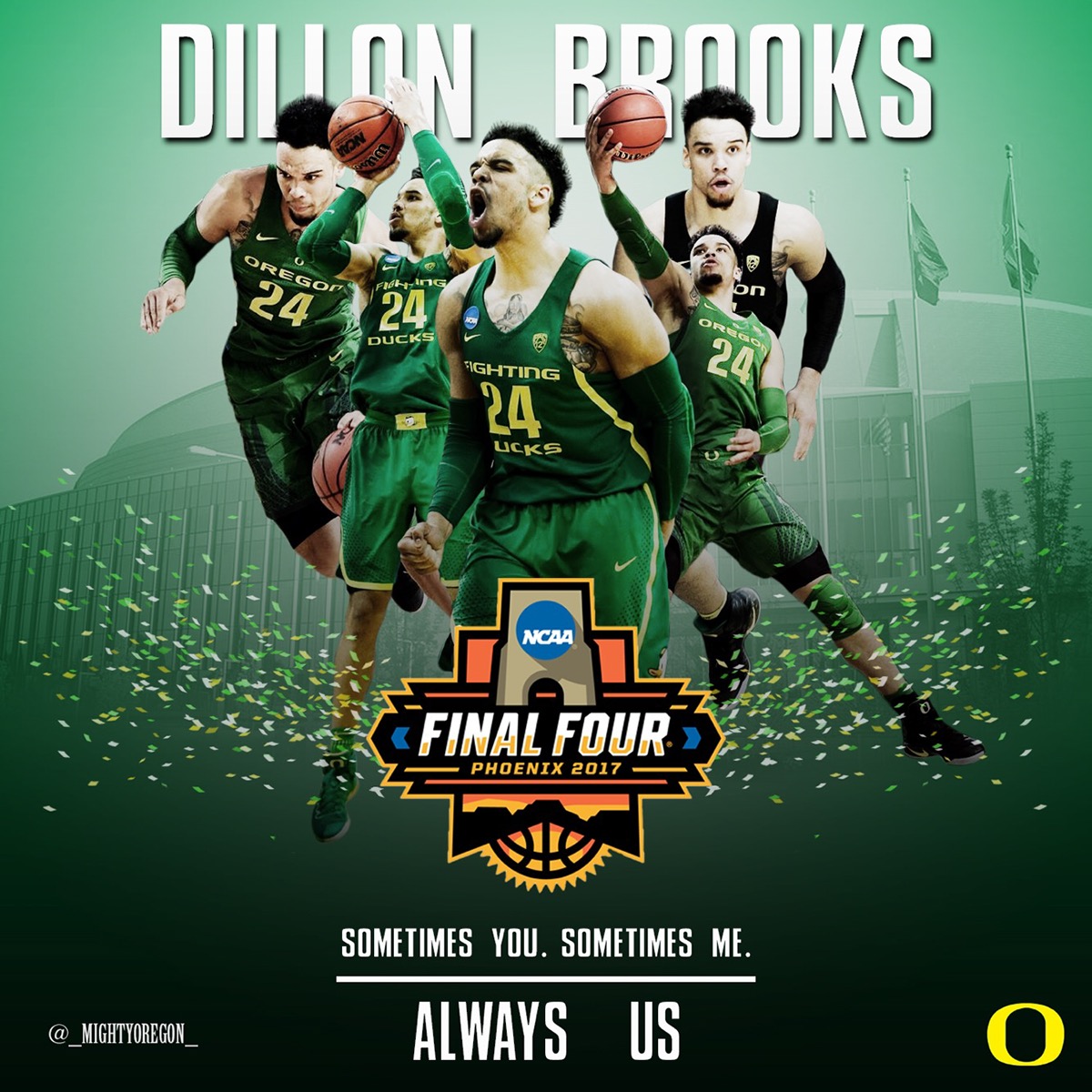 Dillon Brooks Final 4 Freelance