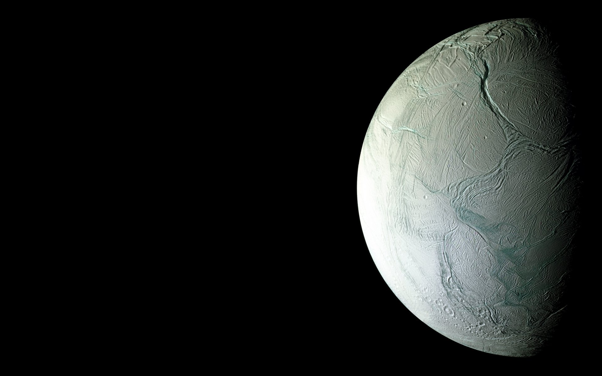 outer, Space, Moon, Enceladus Wallpaper HD / Desktop and Mobile Background