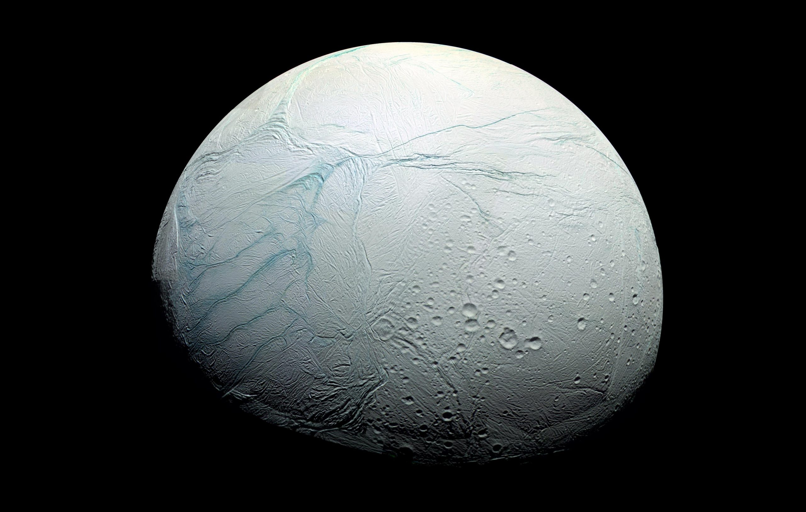 Water Erupts Through Fissures on Enceladus' Icy Surface