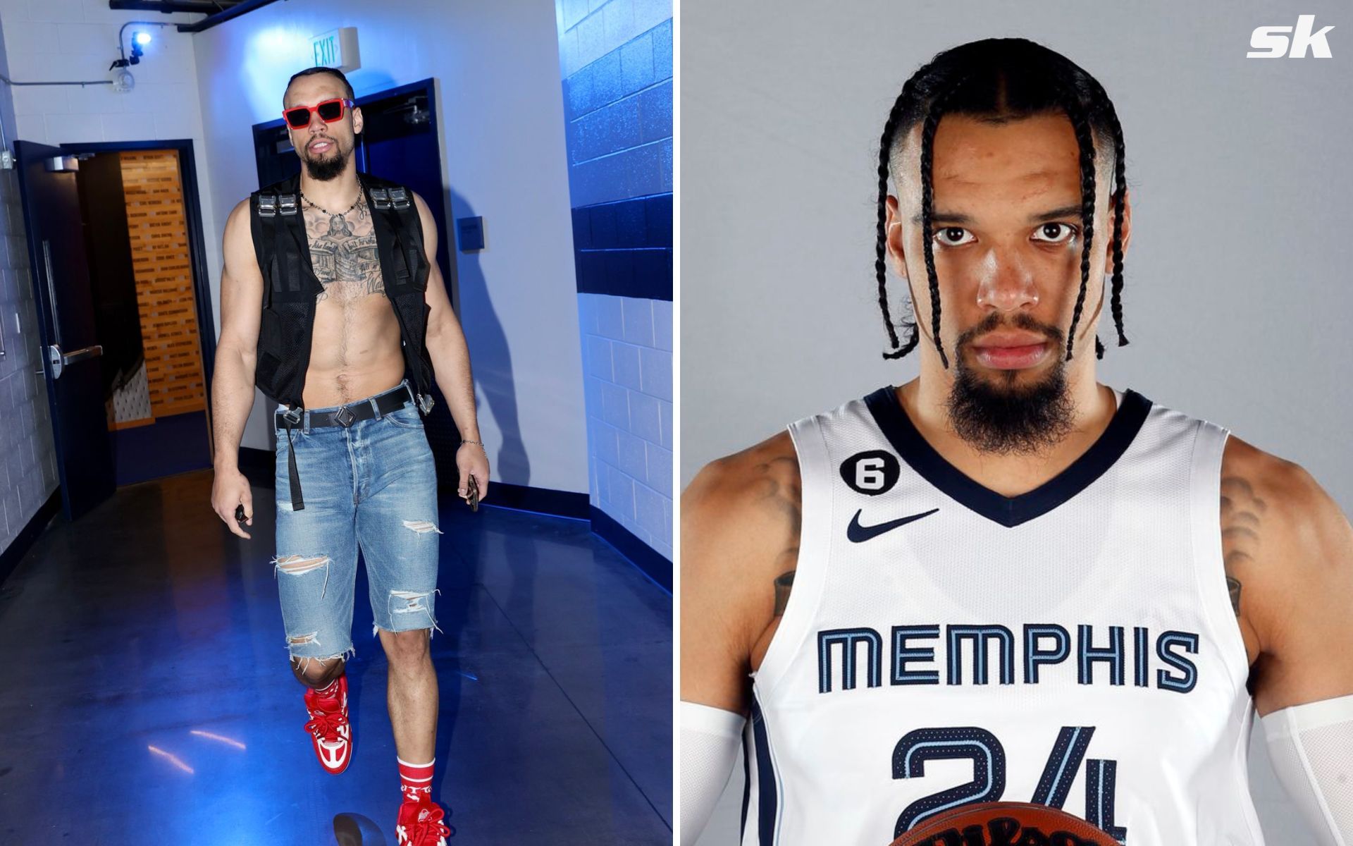 Dillon Brooks gets called Roman Reigns without steroids by fans, is trolled for his Stone Cold outfit ahead of Lakers game
