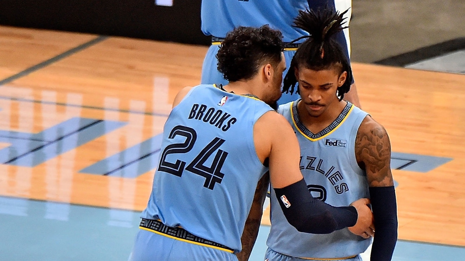 Justin Kubatko total of 47 players have scored at least 100 points through their first four career NBA playoff games. The Ja Morant (124) and Dillon Brooks (101)