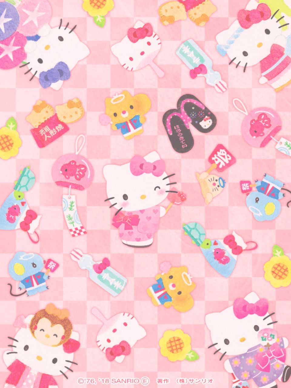 from Hello Kitty Collage. Hello kitty background, Melody hello kitty, Hello kitty art