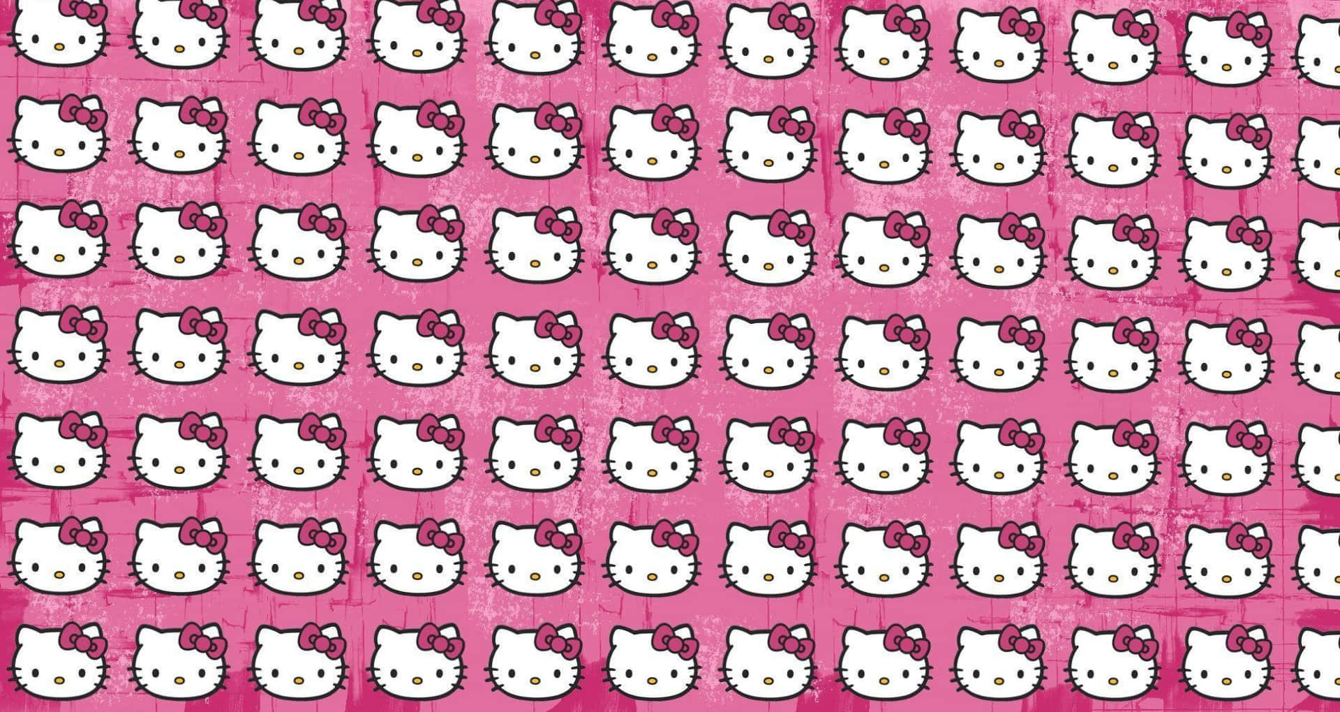 Download Hello Kitty Laptop Pink Collage Wallpaper