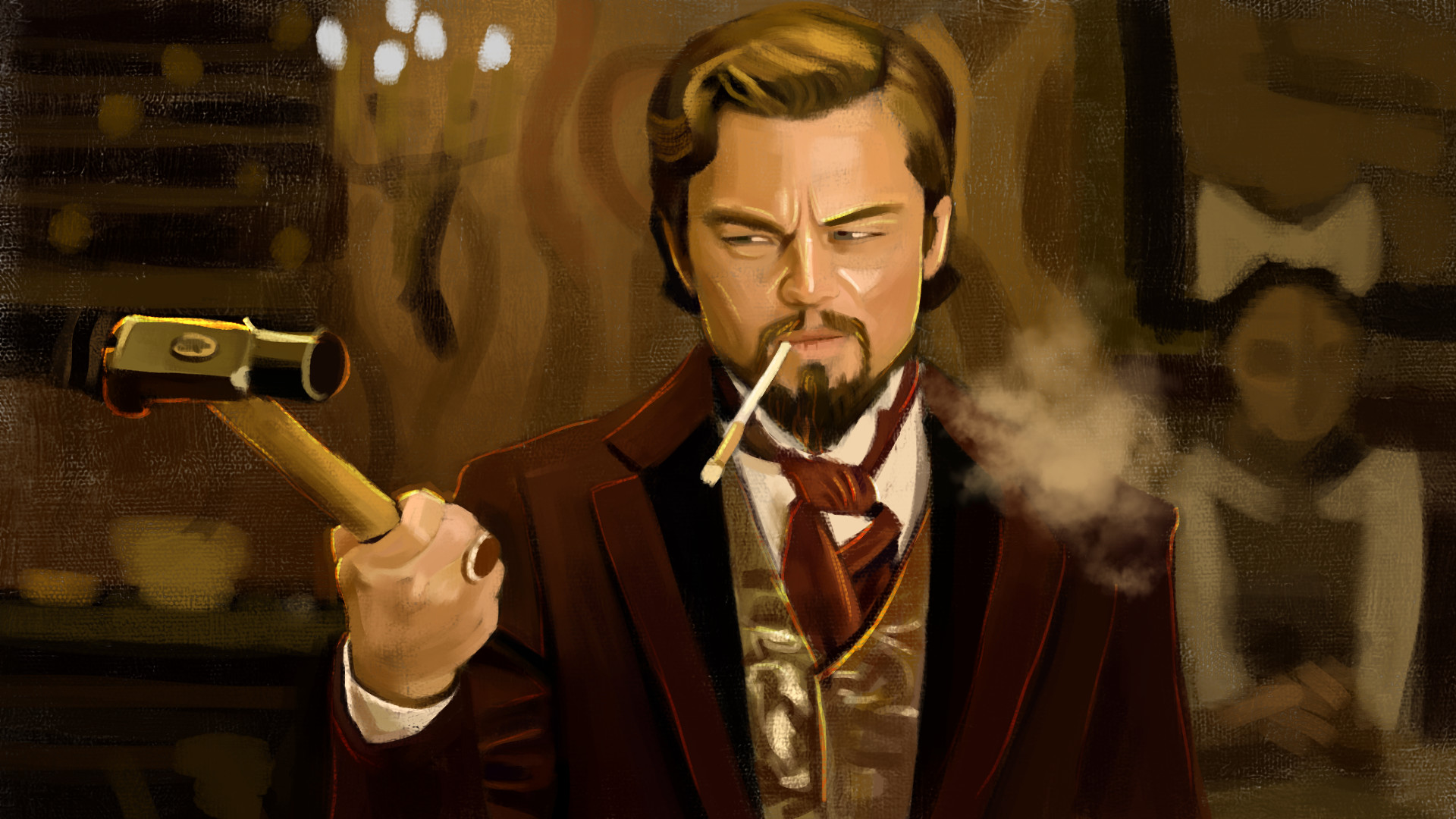 Calvin Candie study from Django Unchained