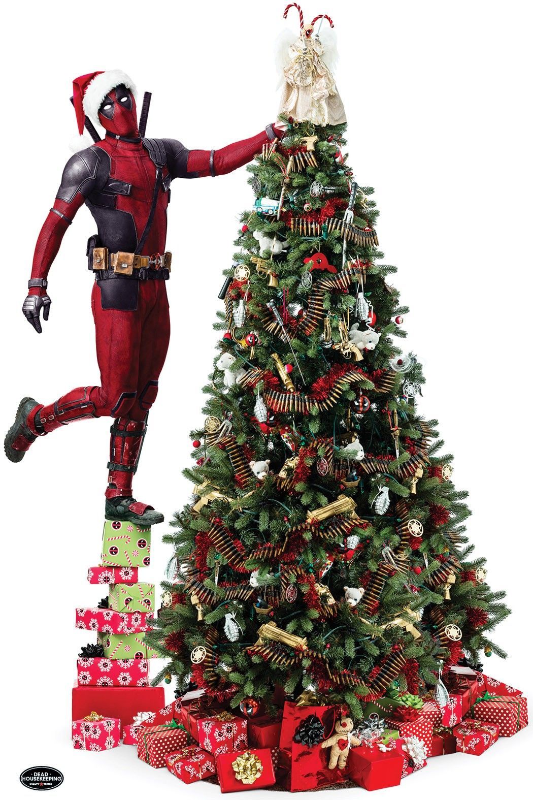 Deadpool Christmas Wallpaper