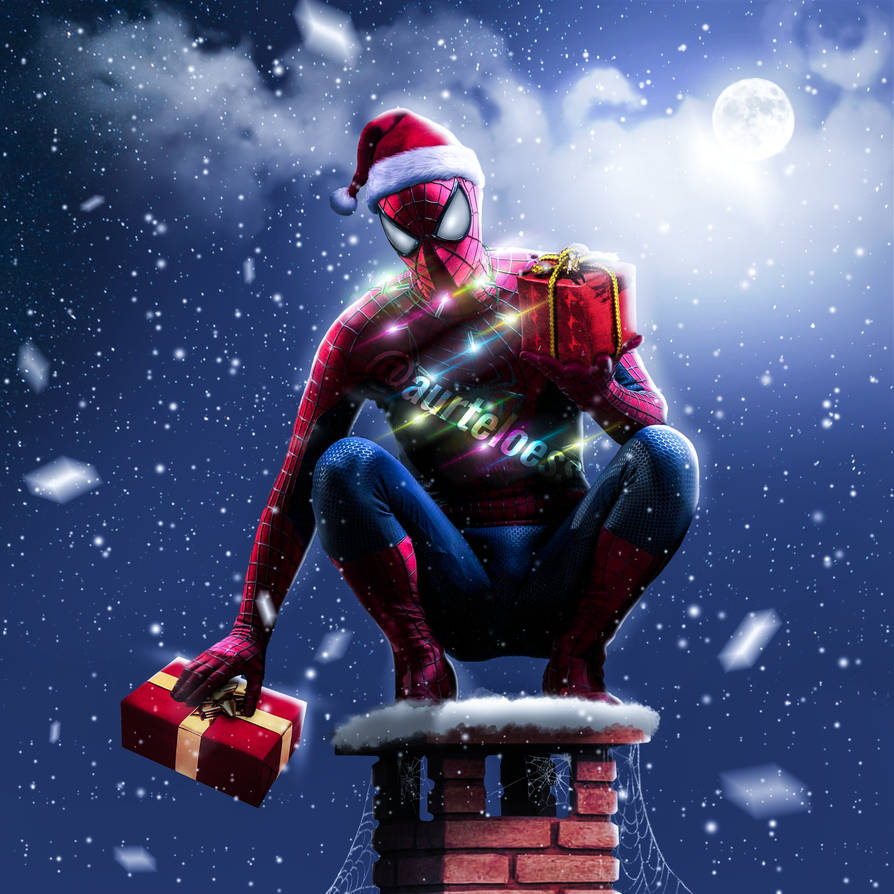 Christmas Spider Man Wallpaper