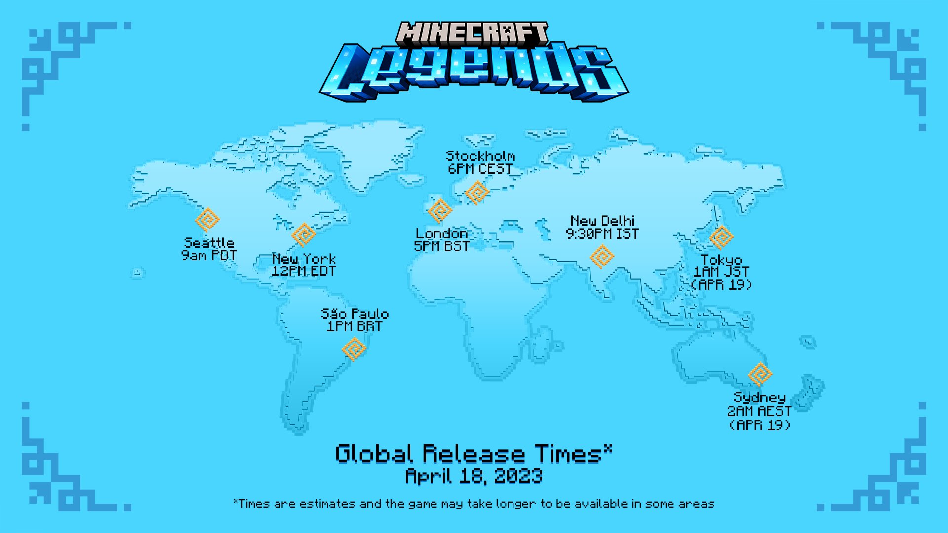 Minecraft Legends sure to save the date! #MinecraftLegends is right around the corner