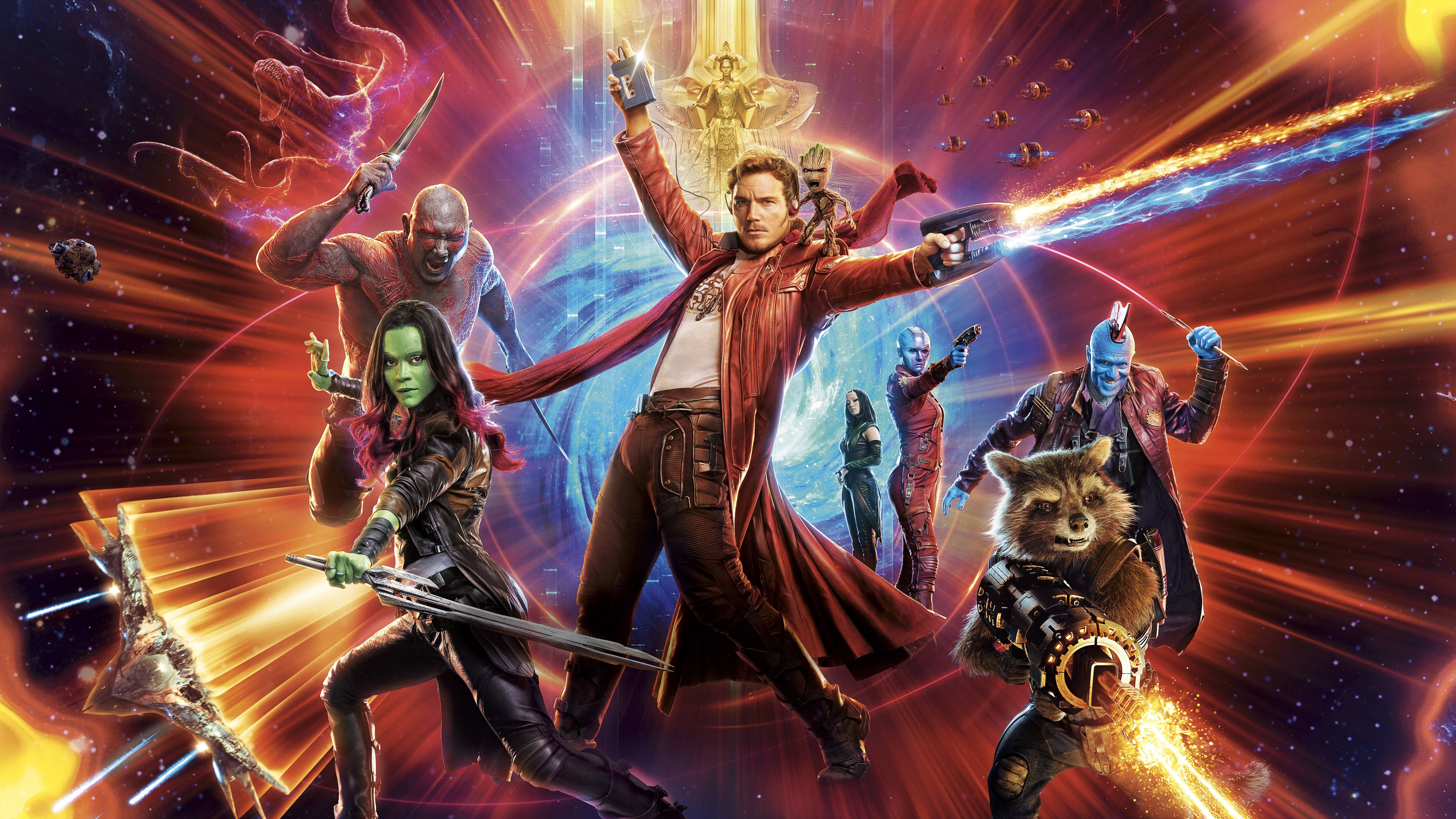 Download Guardians Of The Galaxy In Cosmos Wallpaper