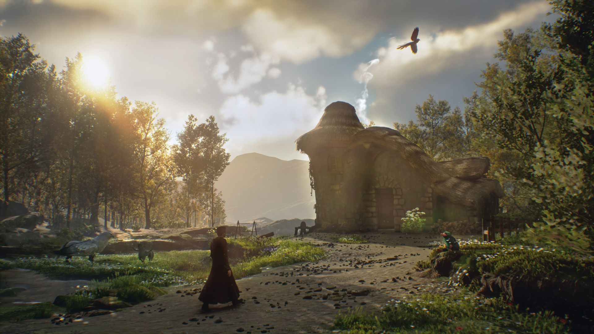 Wallpaper Hogwarts Legacy, screenshot, 4K, Games