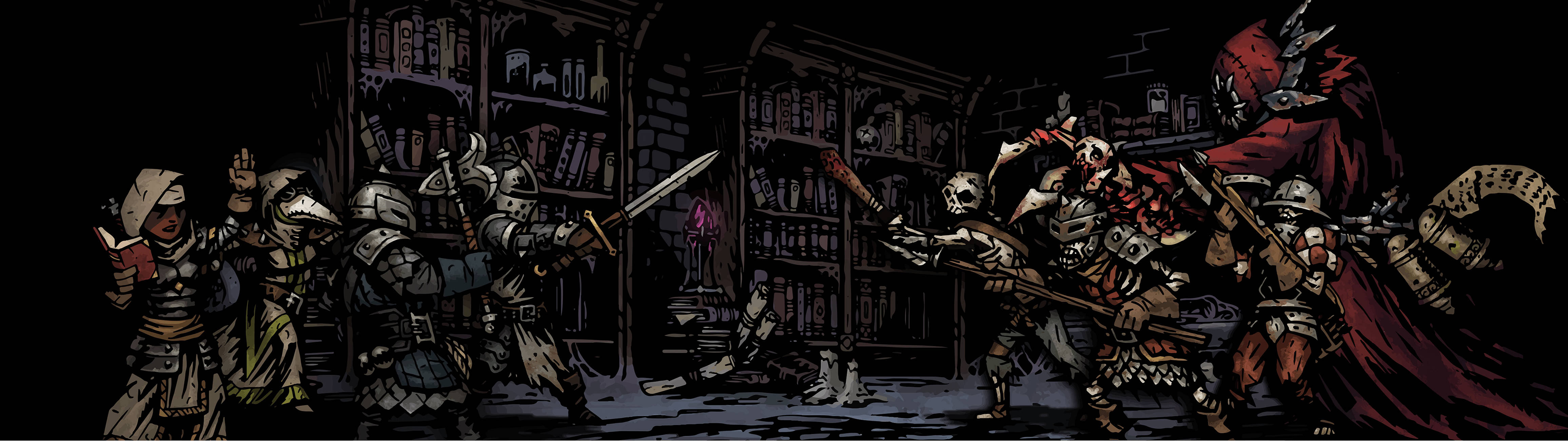 Download Dual Monitor Darkest Dungeon HD Wallpaper