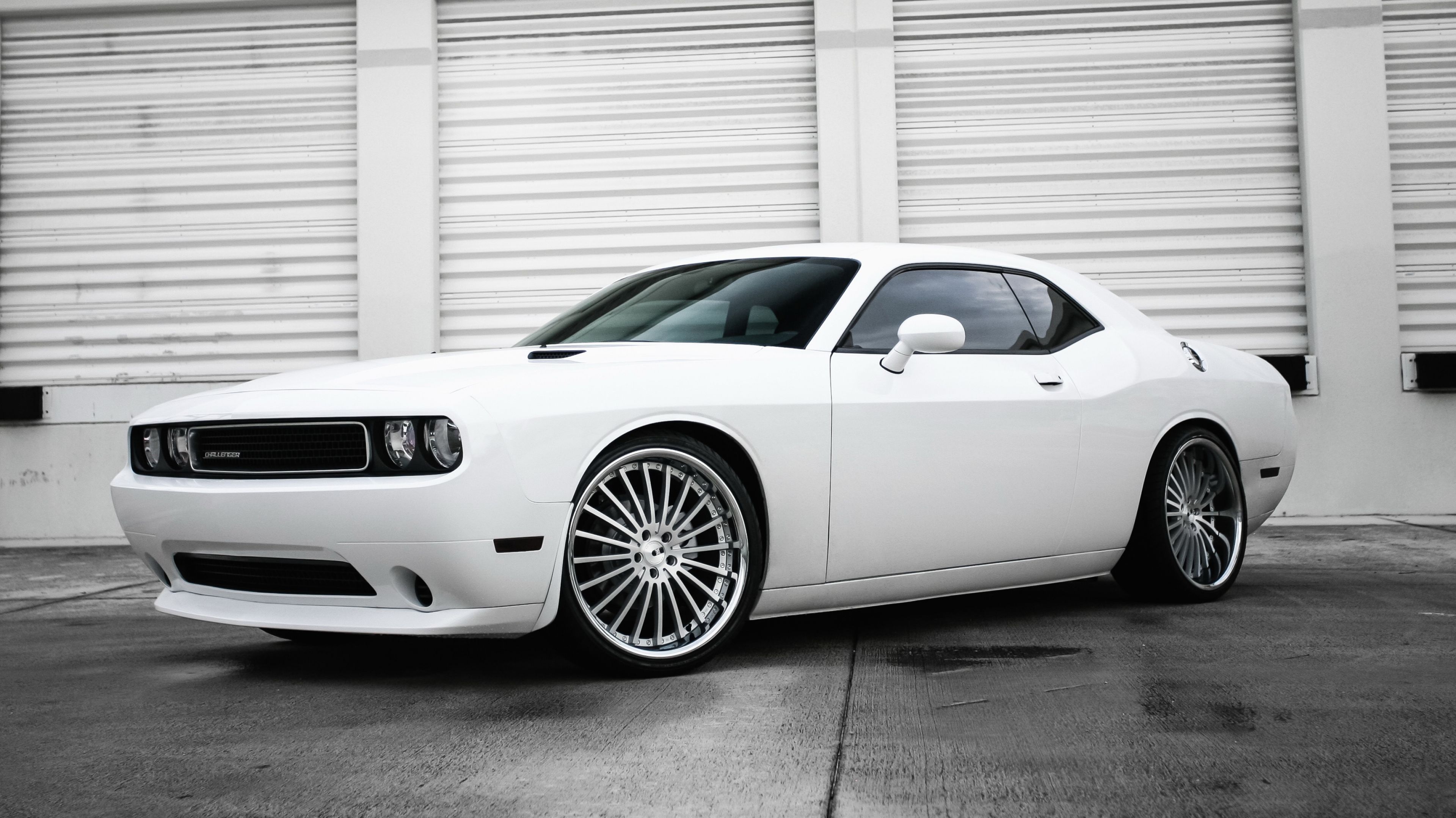 White Dodge Challenger Wallpaper Free White Dodge Challenger Background