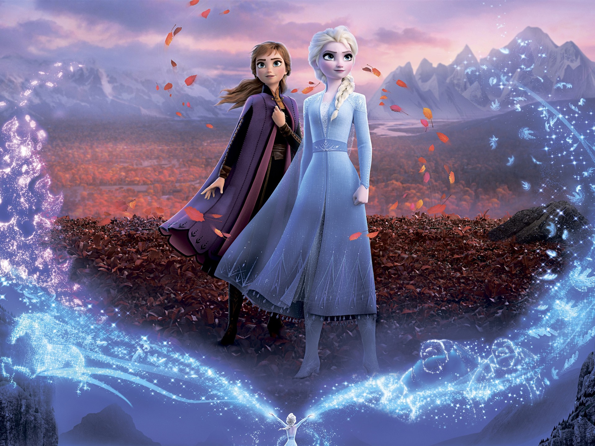 Wallpaper Frozen Disney movie, sisters 3840x2160 UHD 4K Picture, Image