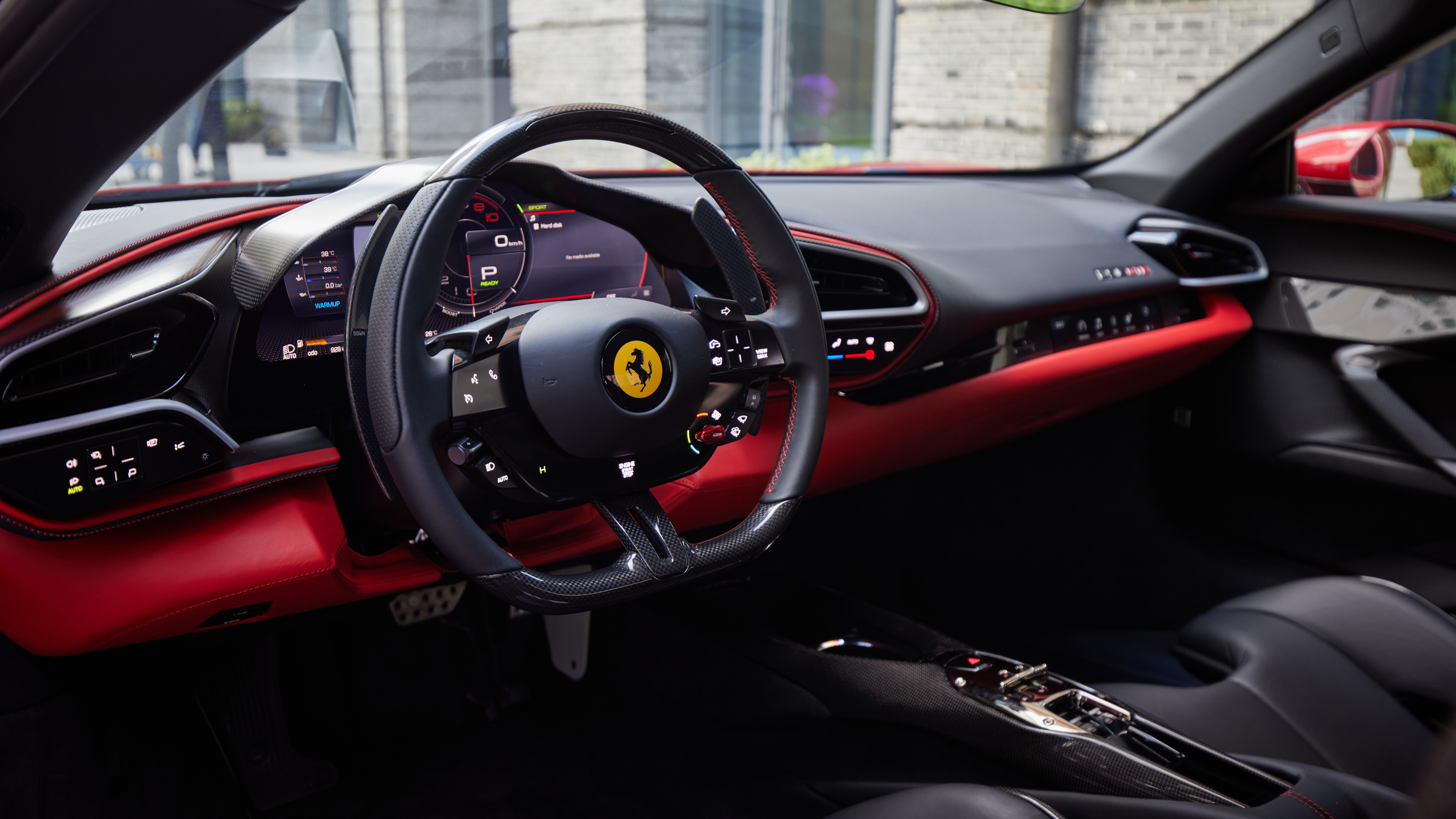 Ferrari 296 GTB 2022 4K 8K Interior Wallpaper Car Wallpaper
