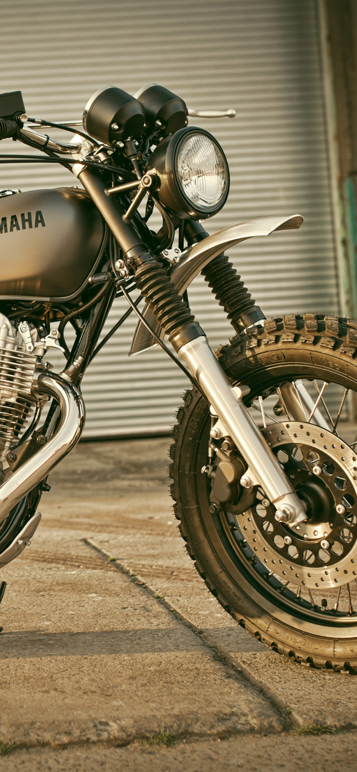 Скремблер из Yamaha sr400