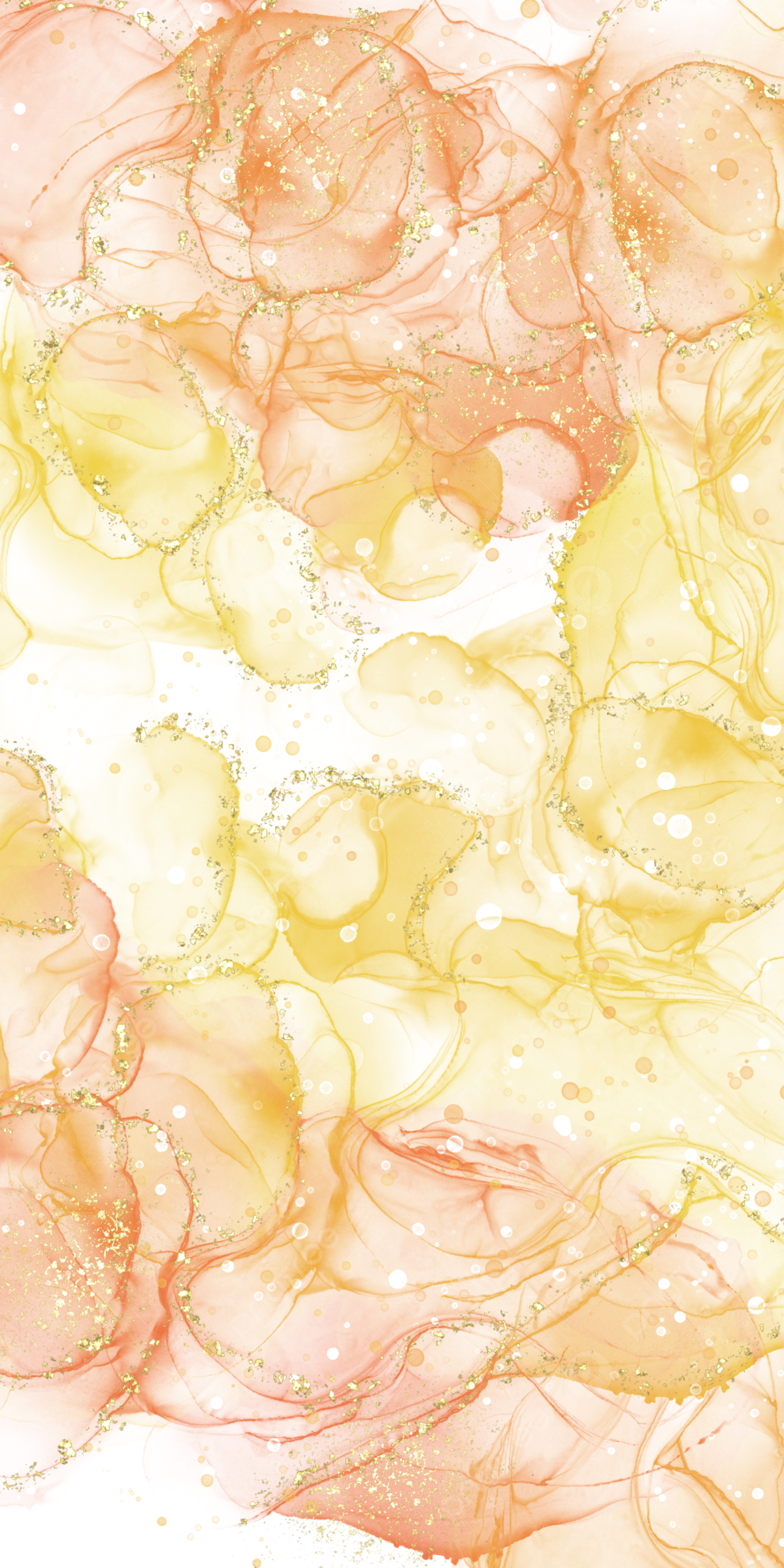Orange Yellow Marble With Gold Sparkle Background Wallpaper Image For Free Download