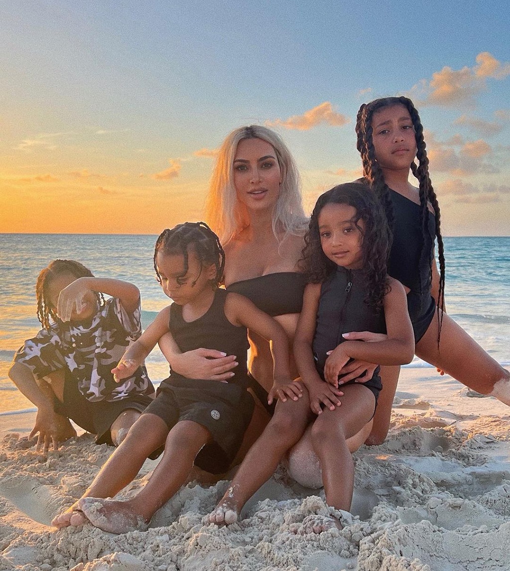 Kim Kardashian's 4 Kids Are So Grown Up in Adorable New Beach Photo! Online