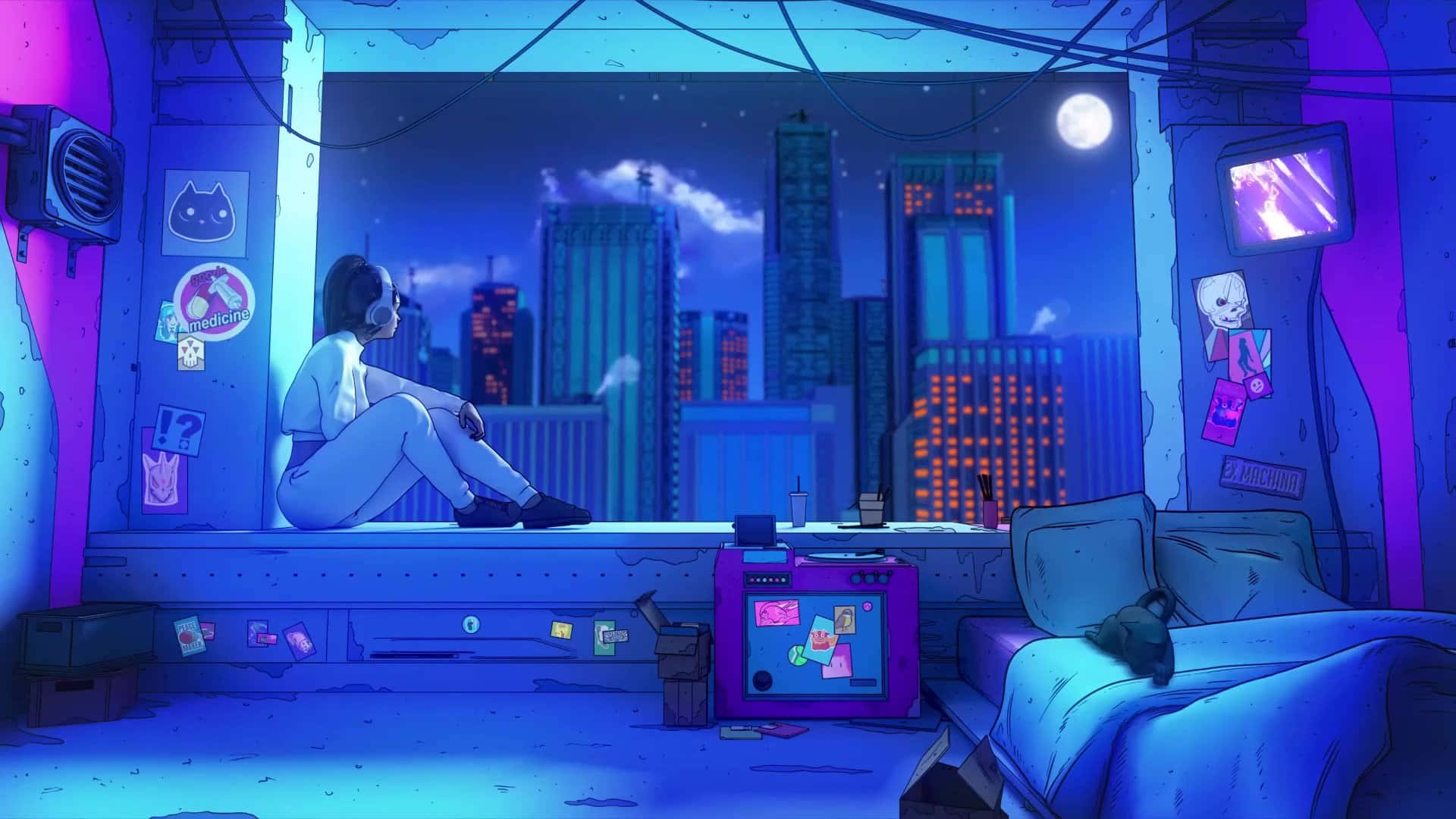 Lo Fi Room Wallpaper