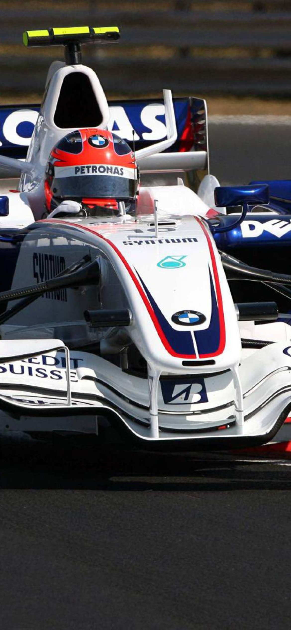 Robert Kubica Bmw Sauber F1 2007 Hungary Wallpaper for iPhone 11