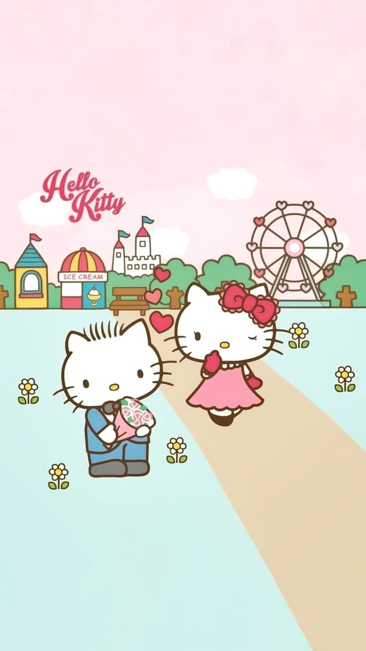 Dear Daniel and Hello Kitty. Hello kitty background, Sanrio hello kitty, Hello kitty wallpaper