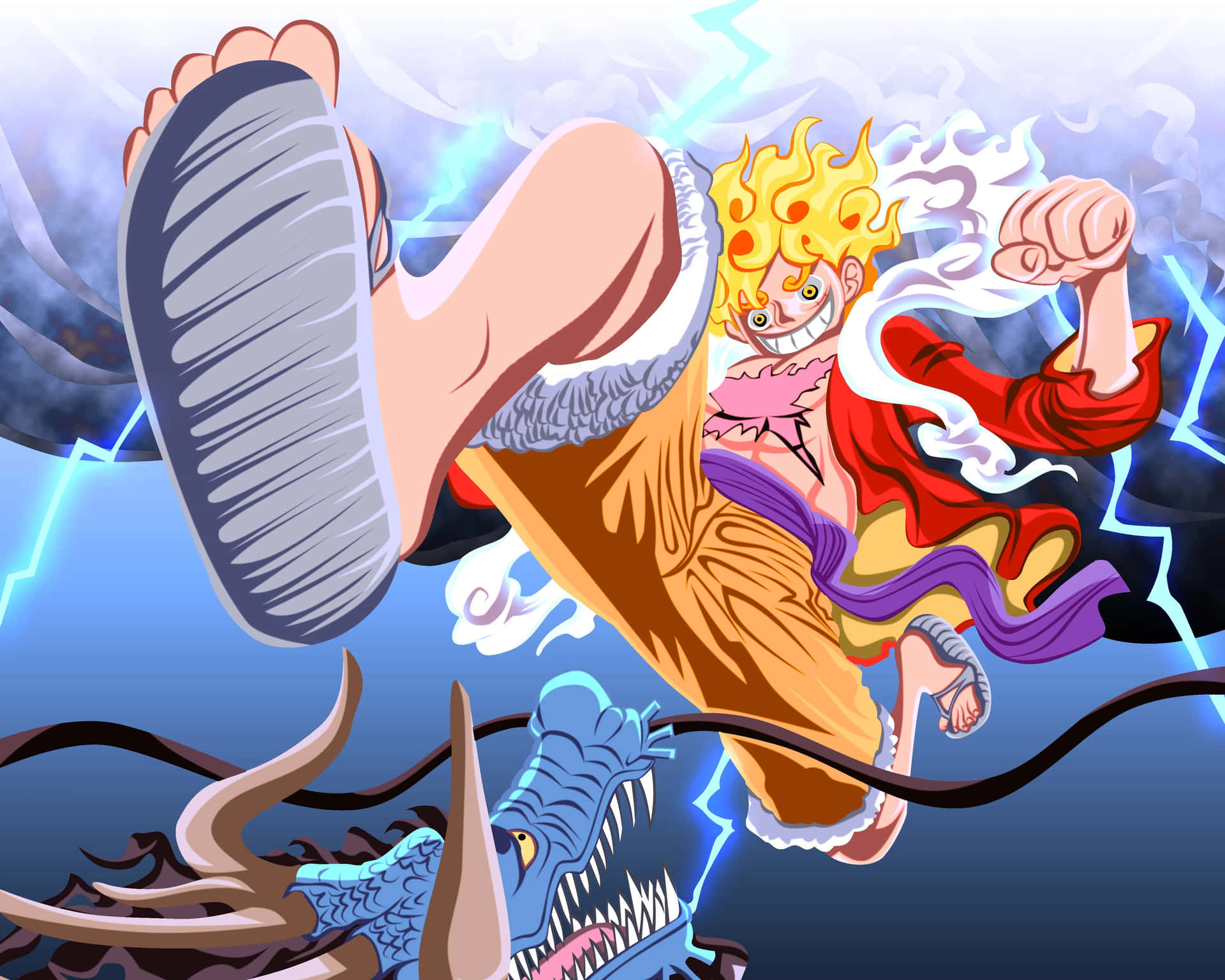 Free Luffy Gear 5 Wallpaper Downloads, Luffy Gear 5 Wallpaper for FREE