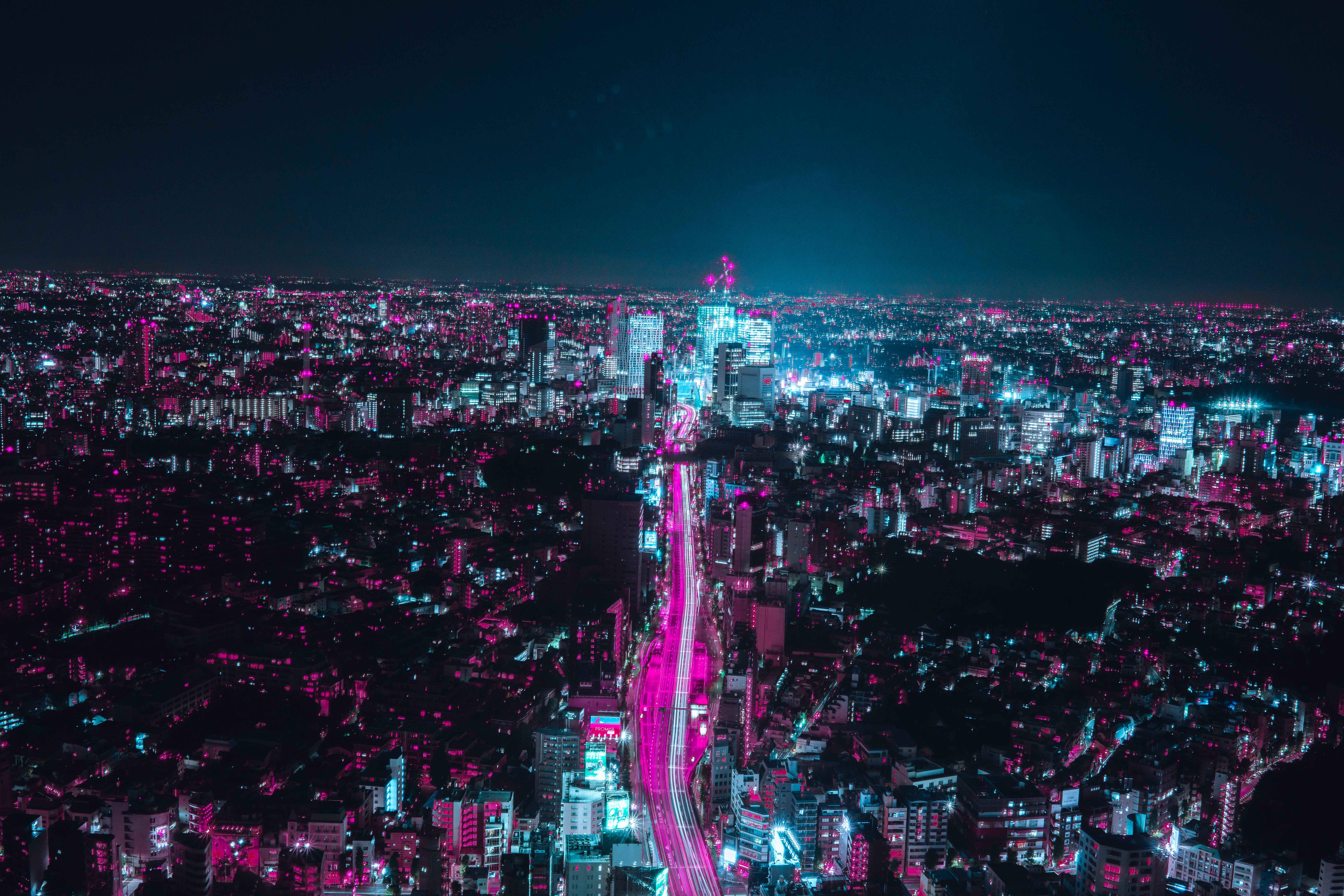 japan, photography, city, night, hd, 4k, 5k, 8k, neon Gallery HD Wallpaper
