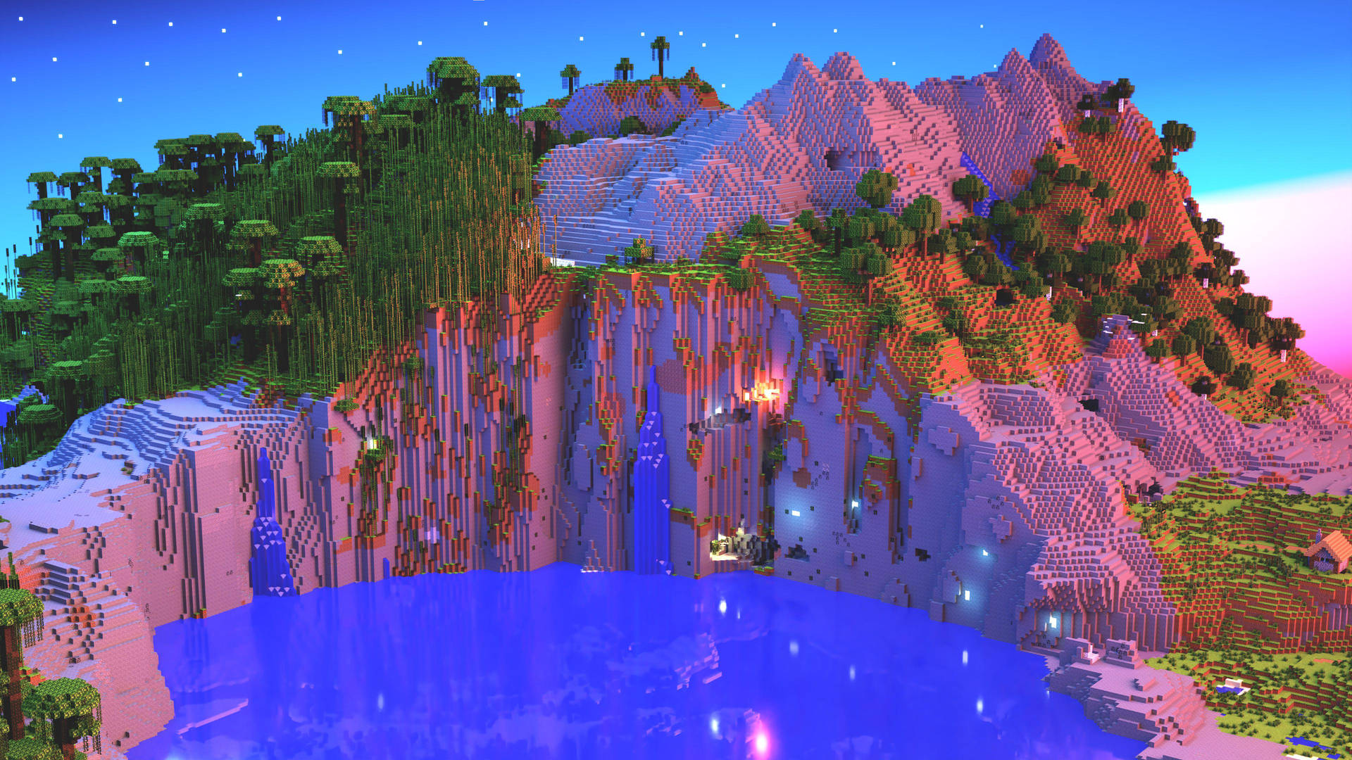 Minecraft Purple Wallpapers Wallpaper Cave