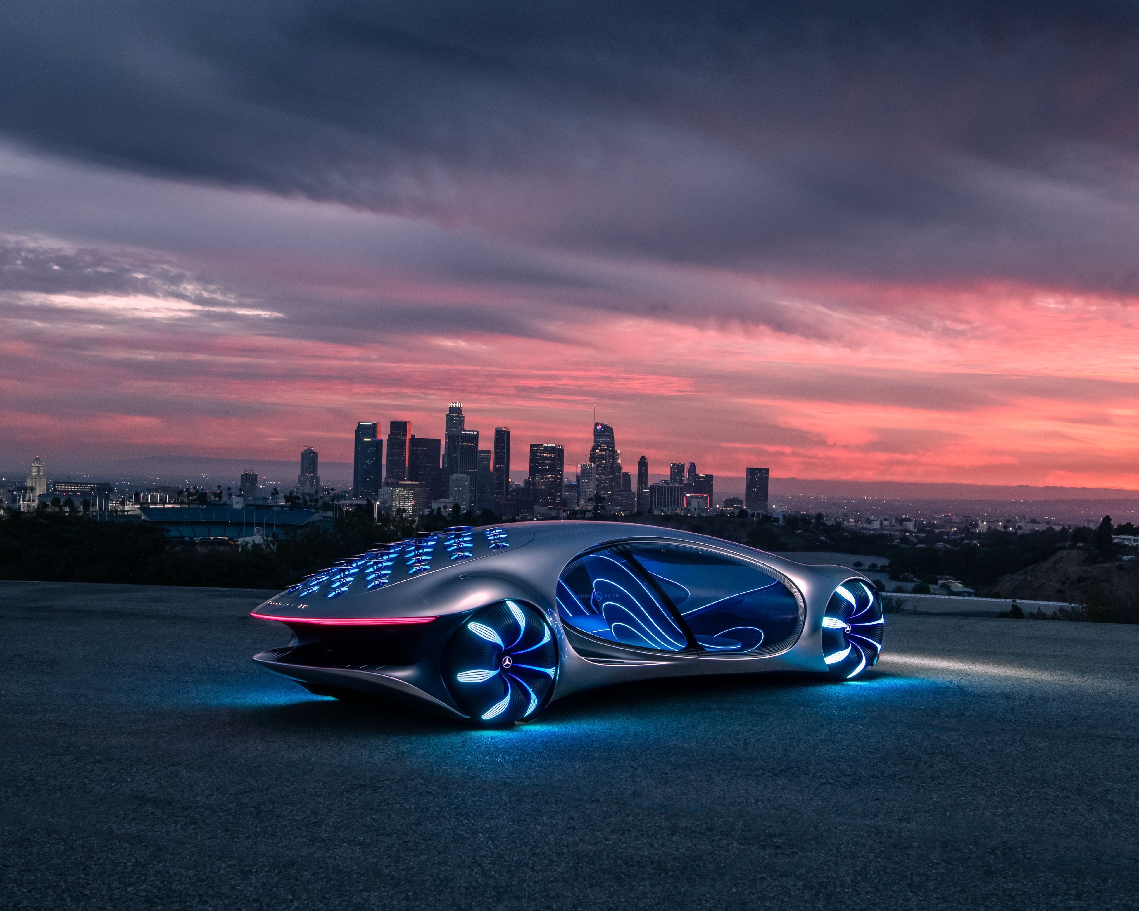 We Drive The Mercedes Benz Vision AVTR Concept Car From Avatar