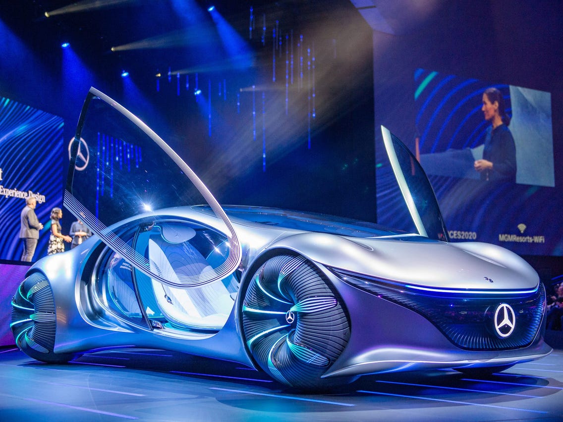VIDEO: Mercedes' Avatar Inspired Concept Drives Without Steering Wheel