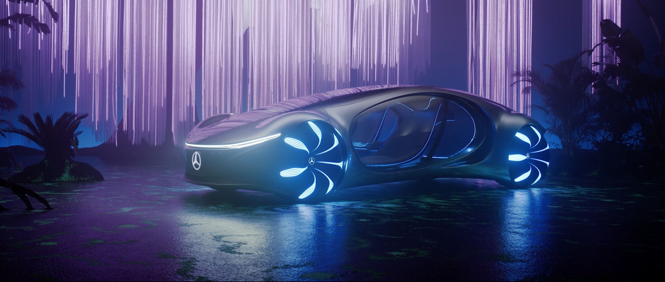 Mercedes Benz Unveils An Avatar Themed Concept Car With Scales
