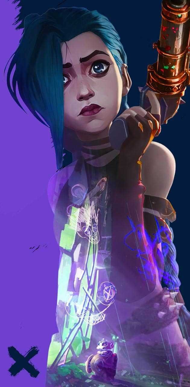 Arcane Jinx Wallpaper Explore more Arcane Jinx, Hero, Light Skinned, Sinewy, Street Fashion wa. Character art, Lol league of legends, League of legends characters