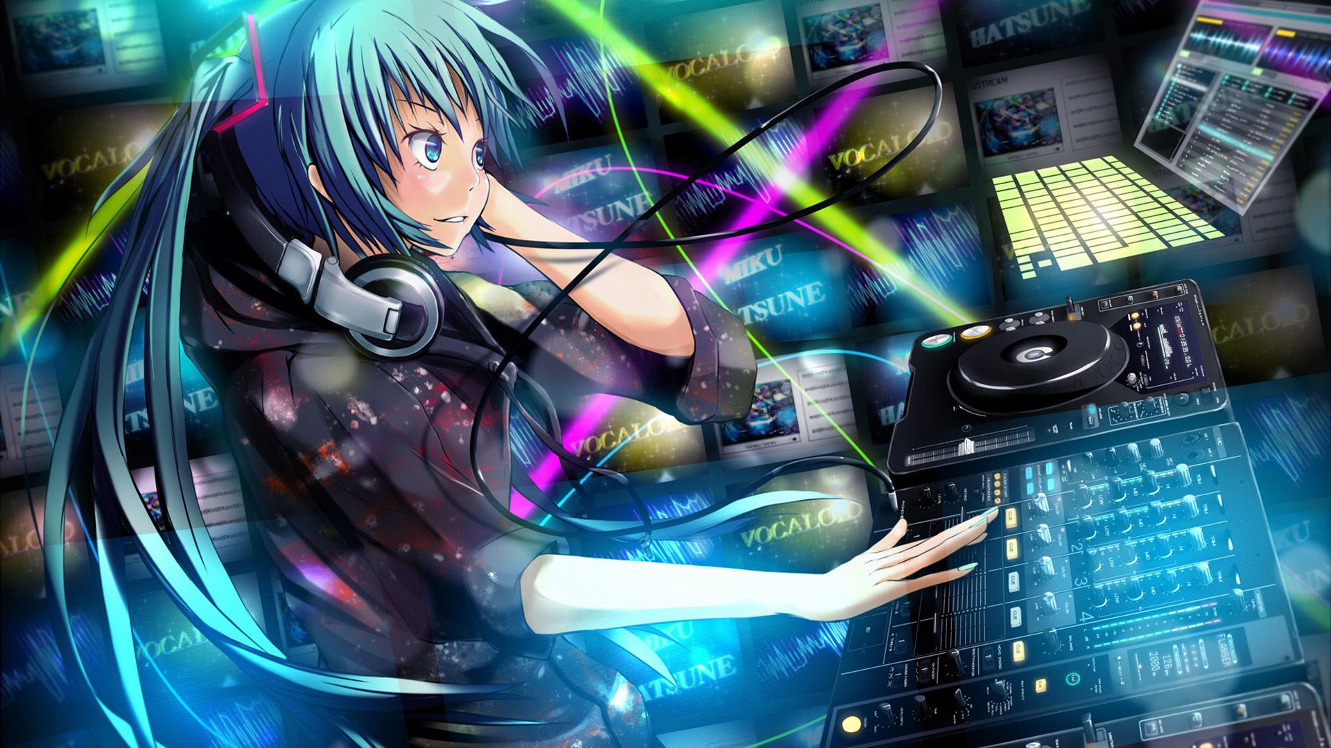 Anime DJ Girl Wallpaper