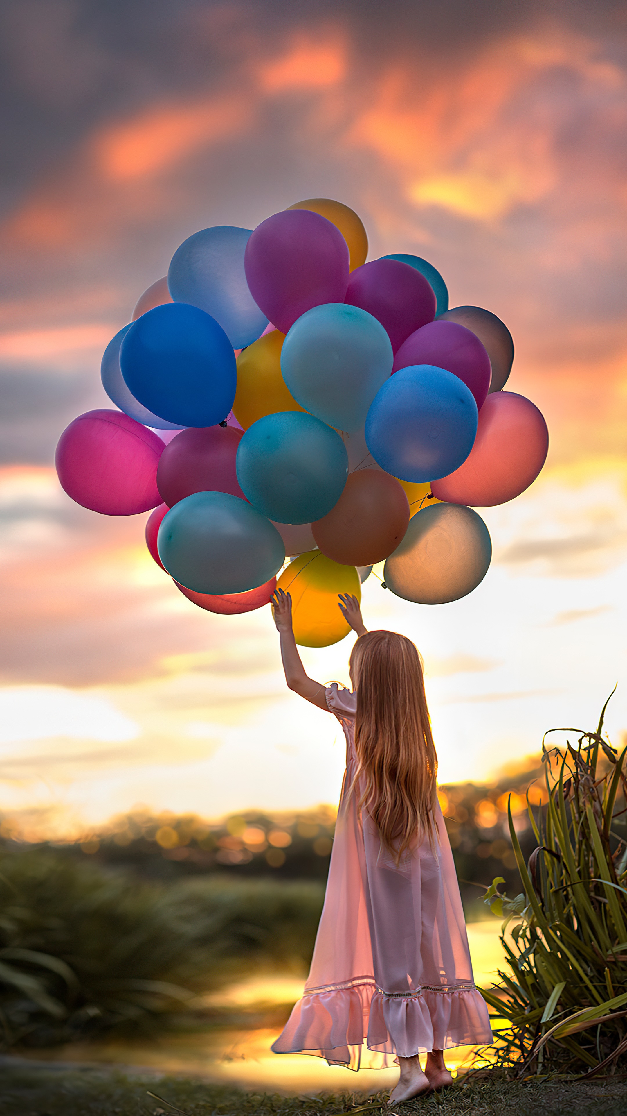 Birthday Background With Colorful Flags And Balloons Wallpaper Image For  Free Download  Pngtree
